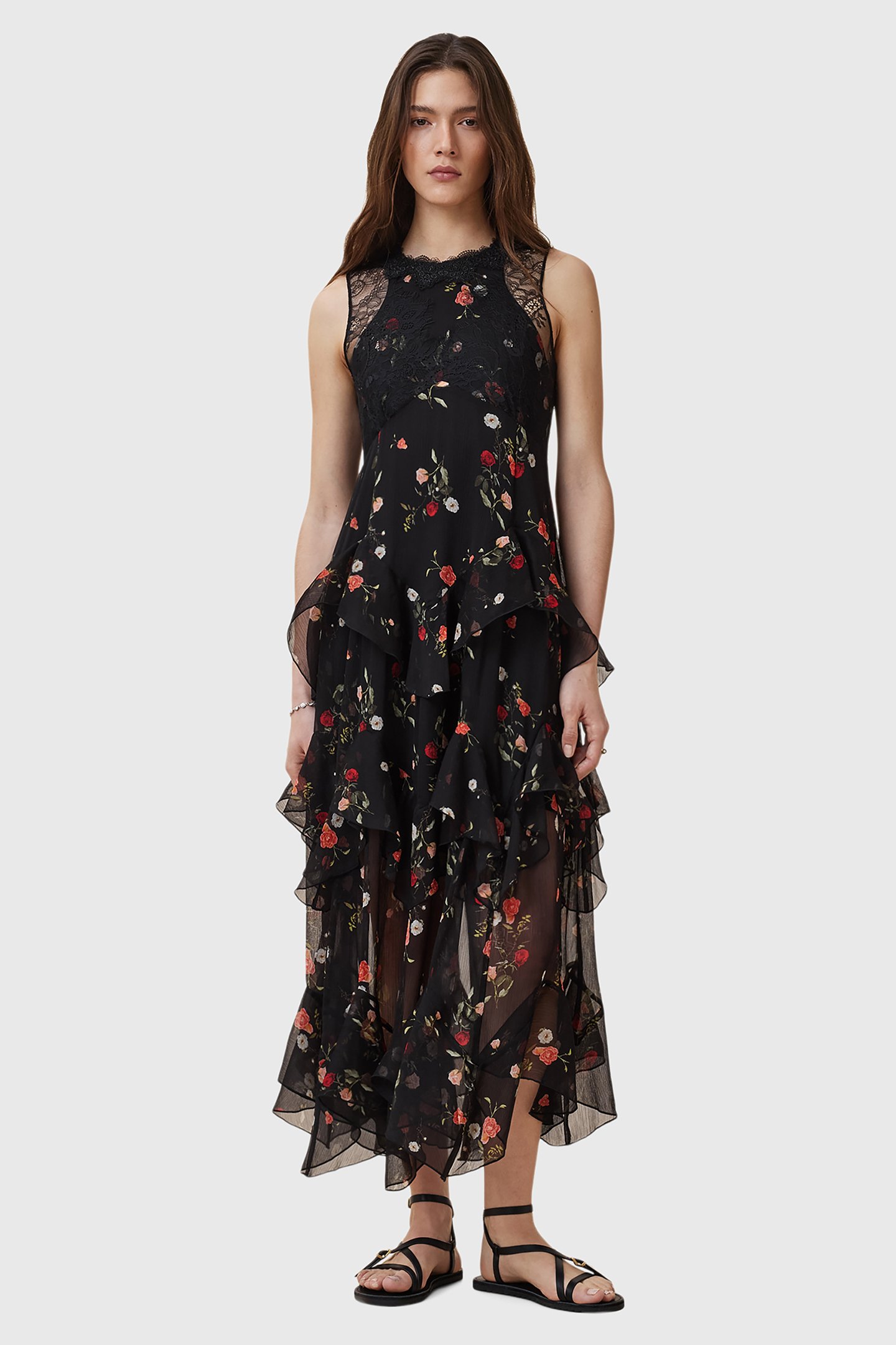 QUINN DRESS BRIAR BLACK by AllSaints