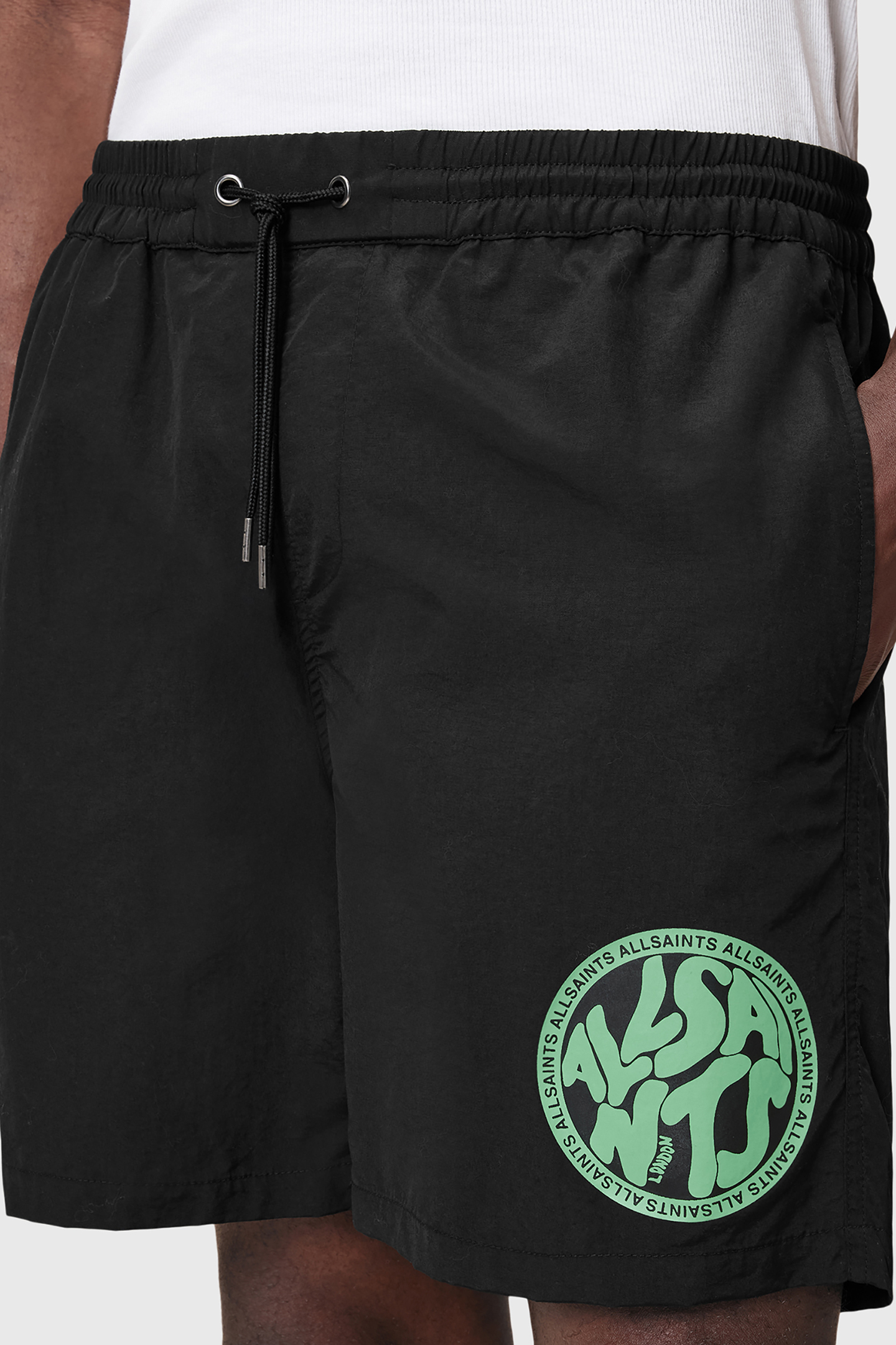 DISTORTION SWIMSHORT JET BLACK 9