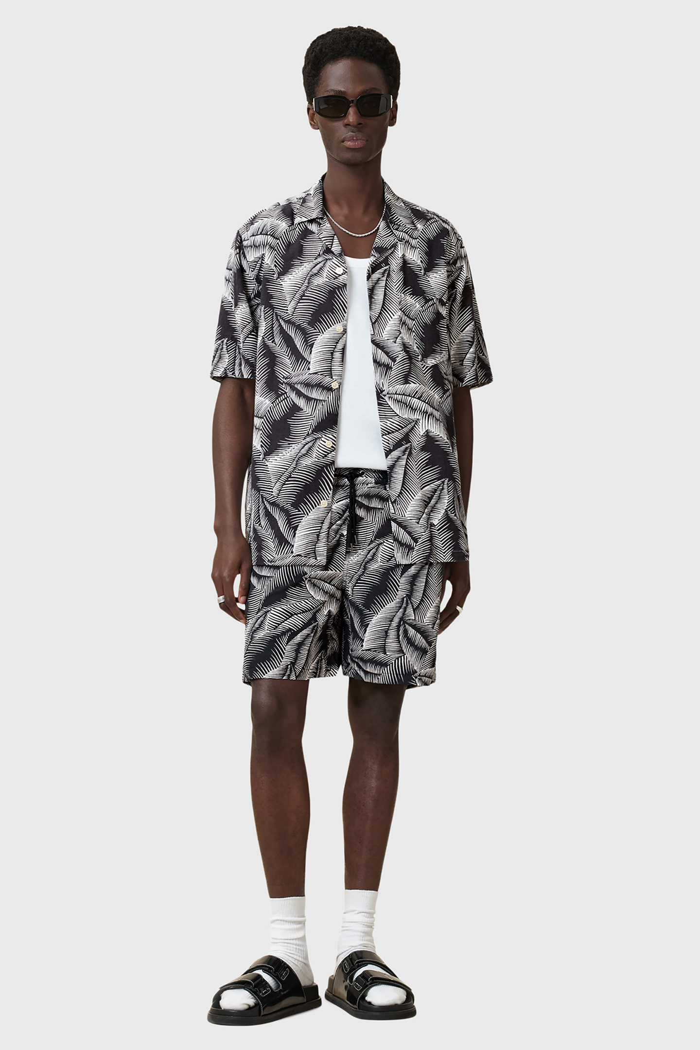 MARSEILLE SWIMSHORT JET BLACK/OPT WHT 2