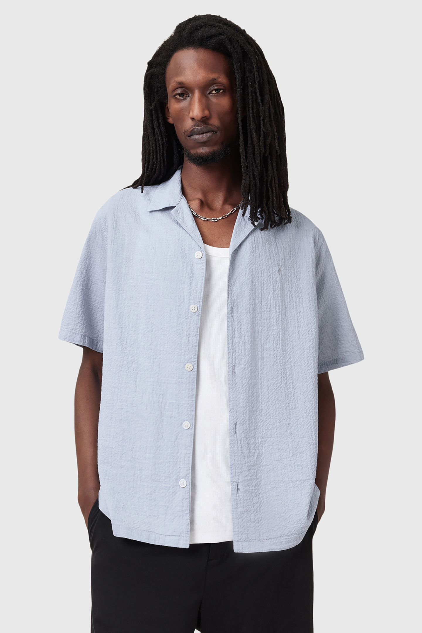 VALMER SS SHIRT BLUEBERRY BLUE 6