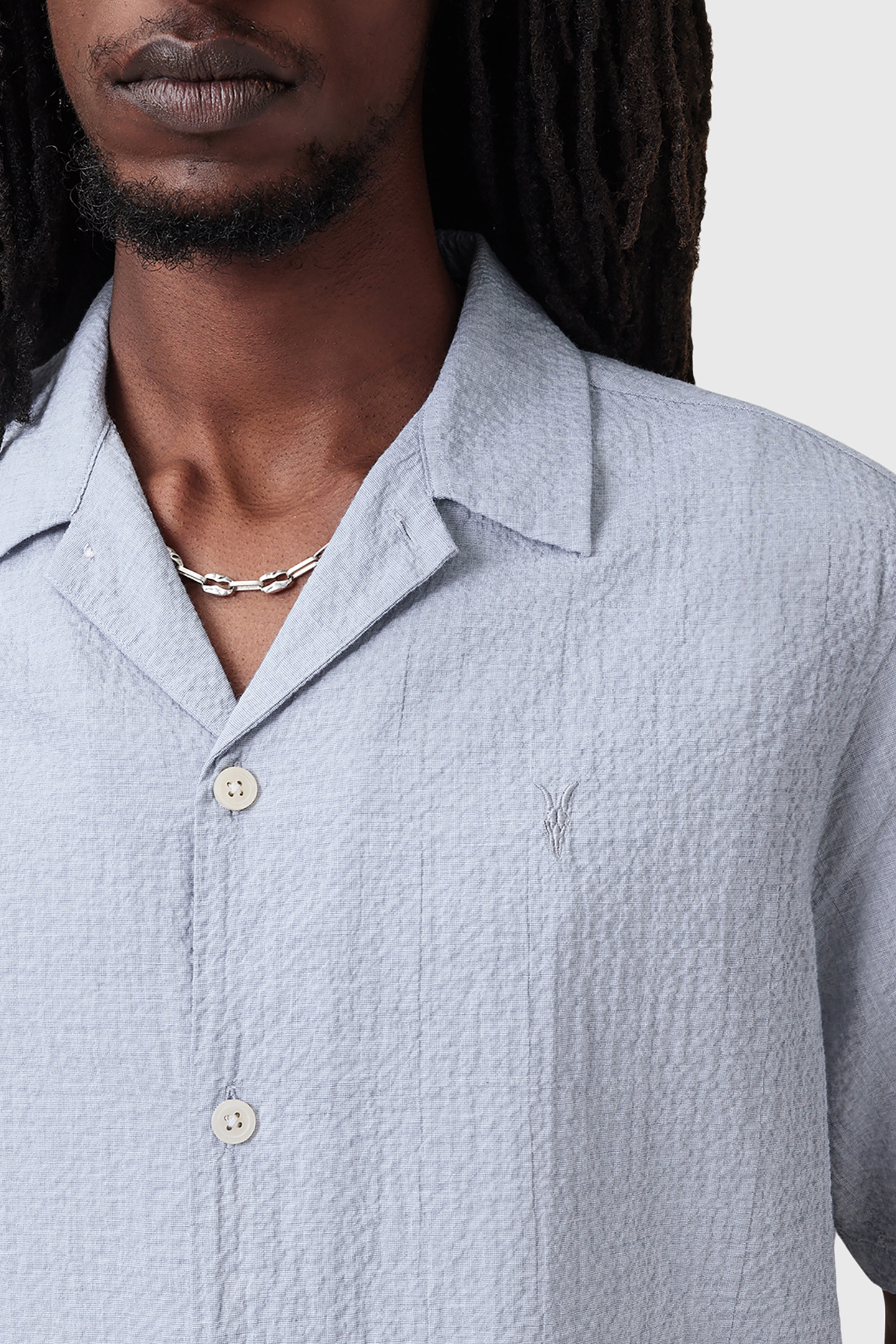 VALMER SS SHIRT BLUEBERRY BLUE 7