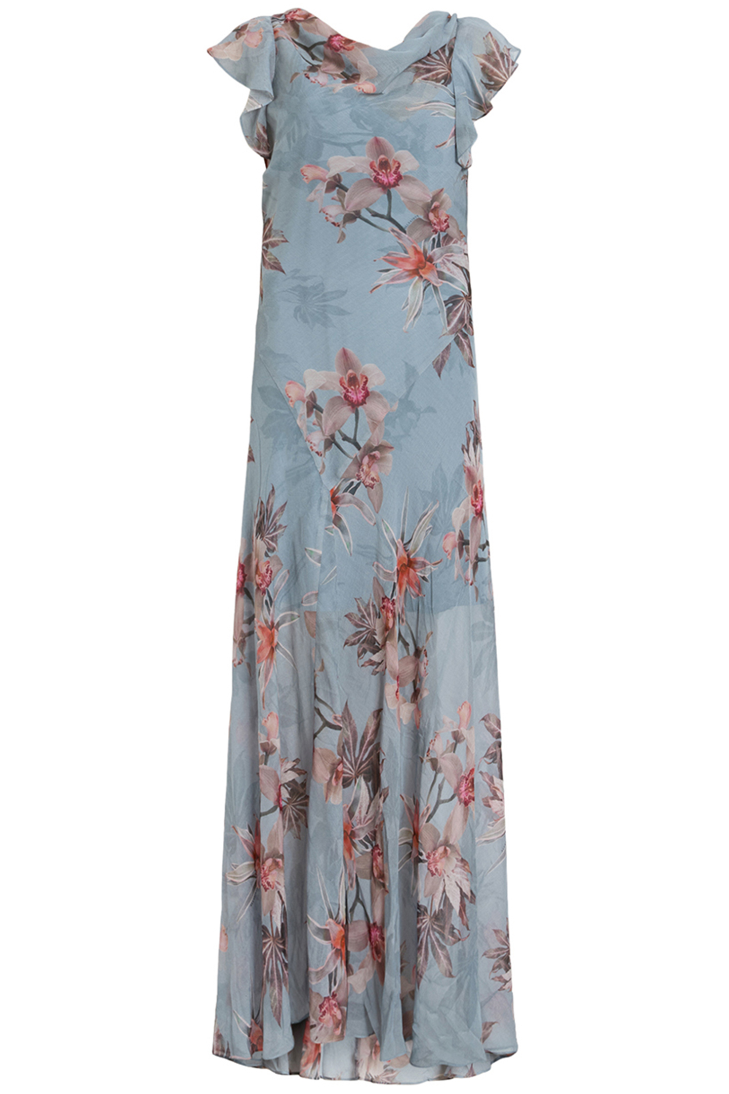 FLORA DRESS ADENA DUSTY BLUE 3