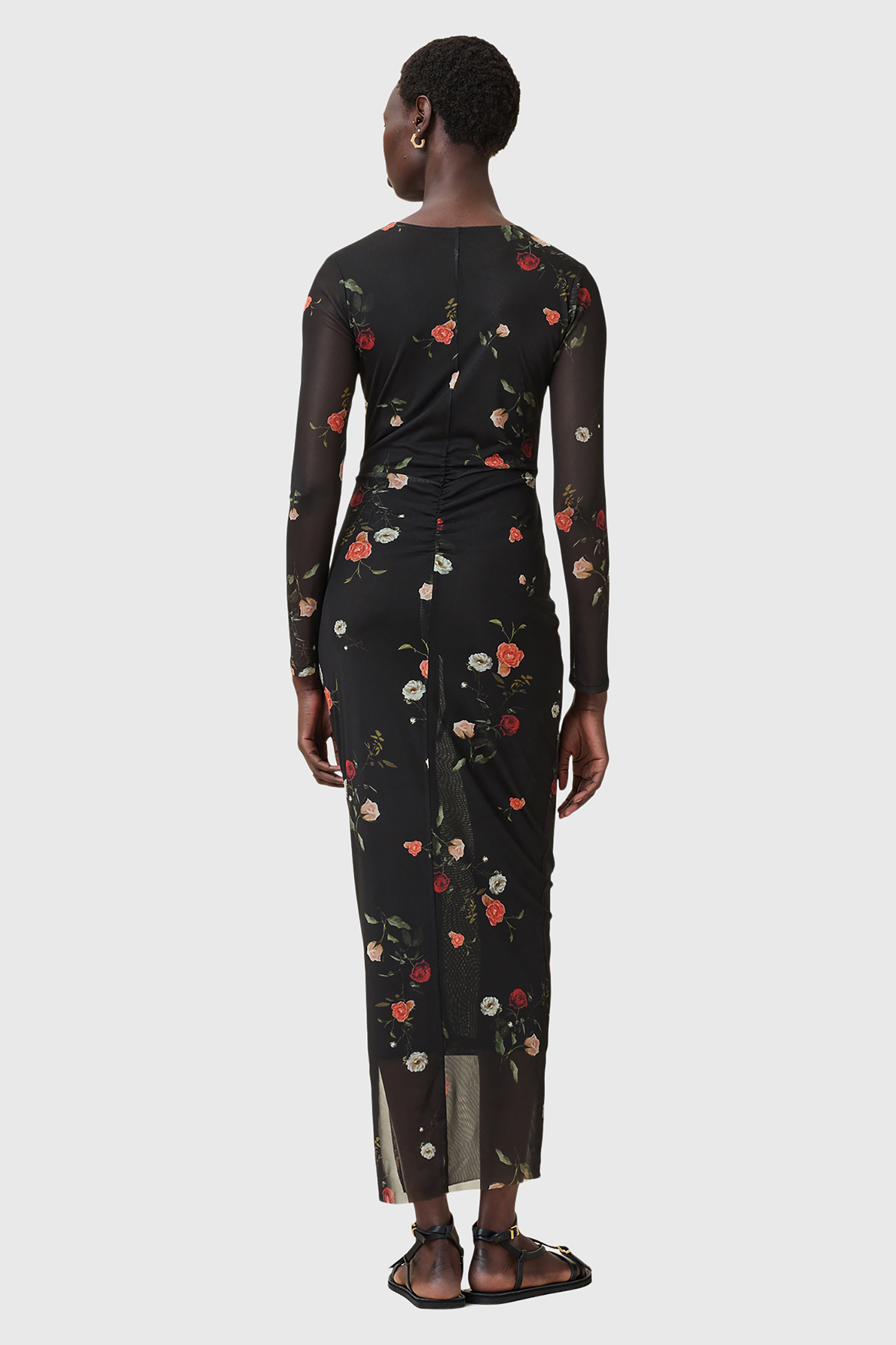 KATHY MESH DRESS BRIAR BLACK 2