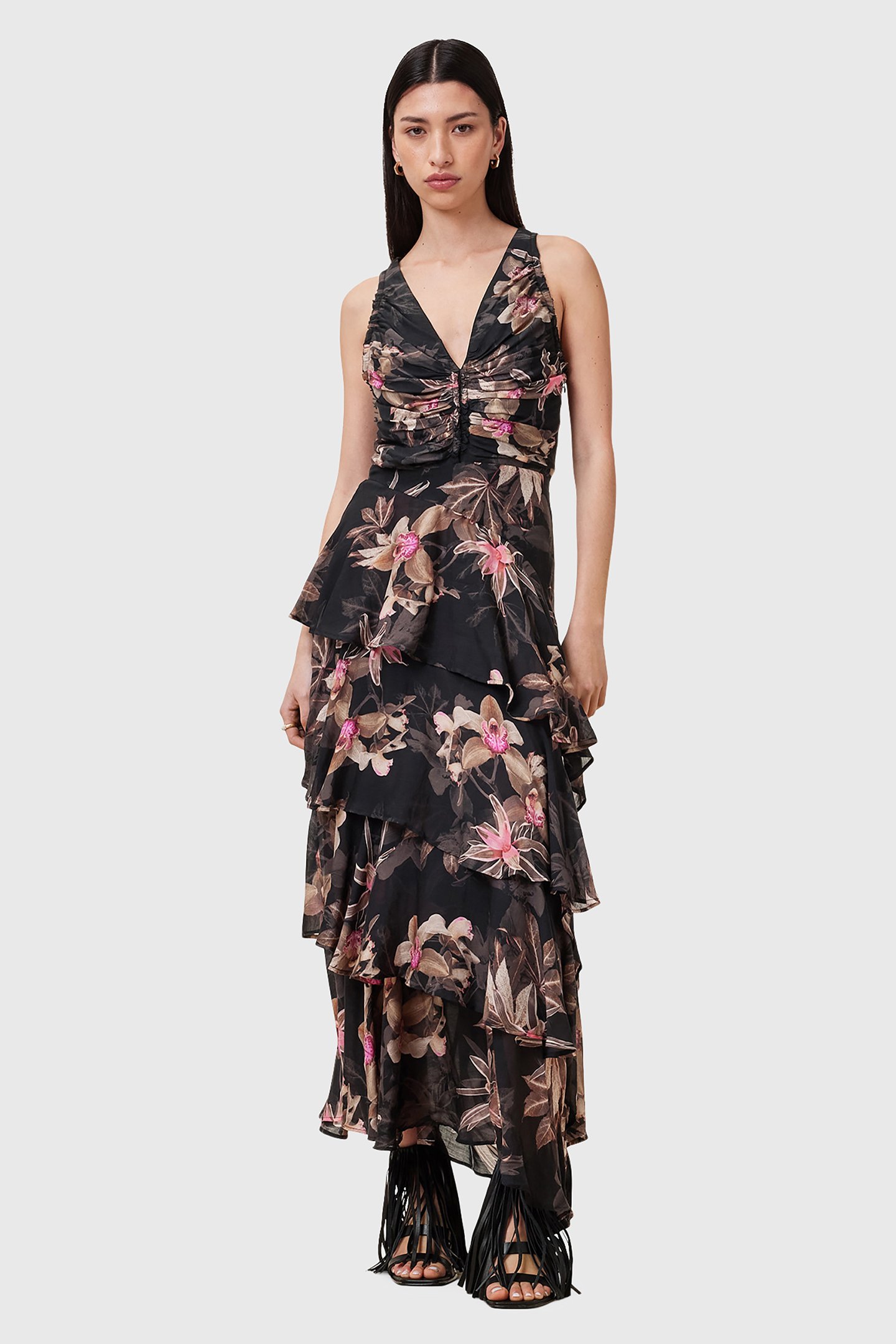 CALI DRESS ADENA BLACK by AllSaints