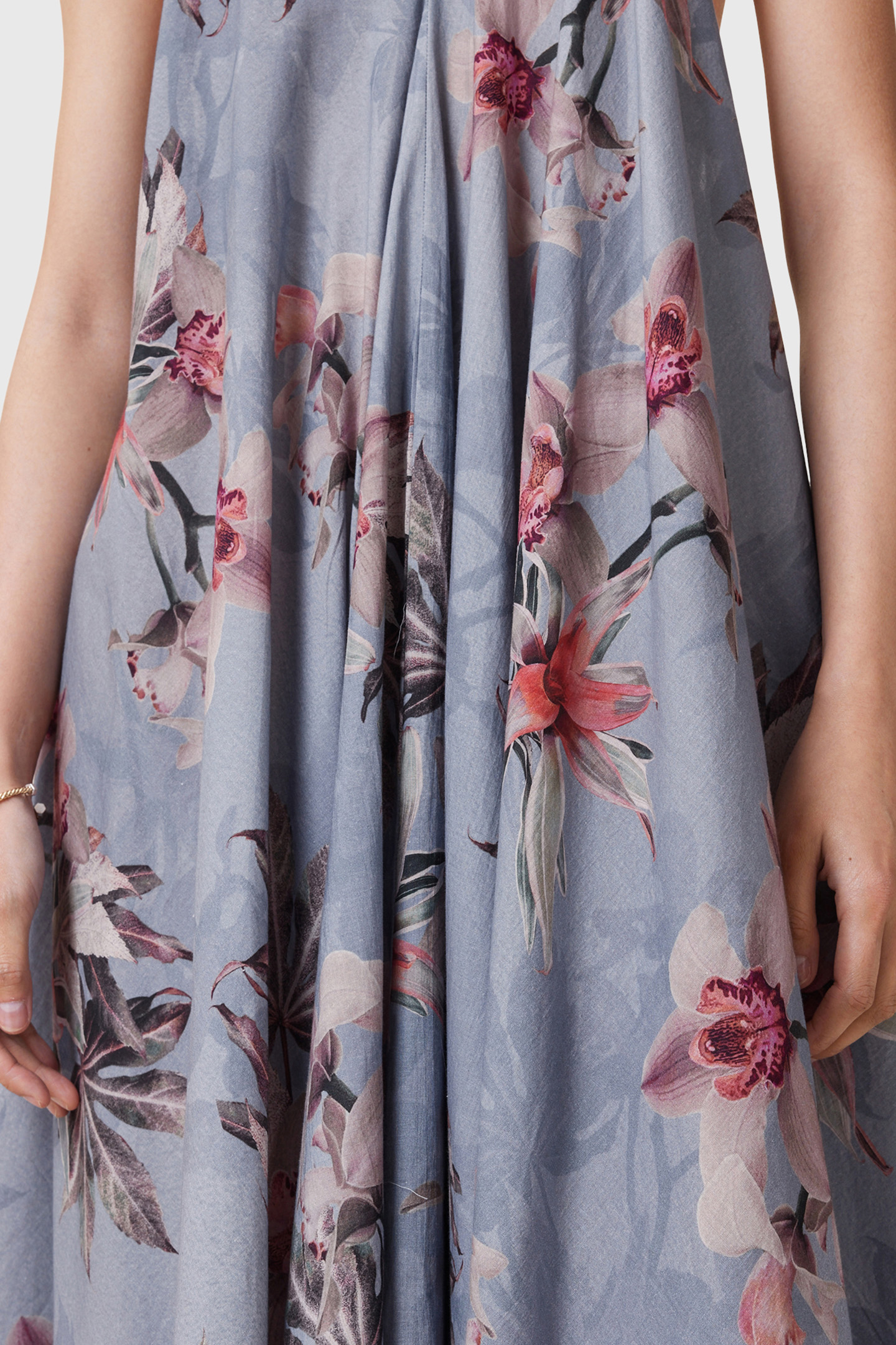 LIL DRESS ADENA DUSTY BLUE 5