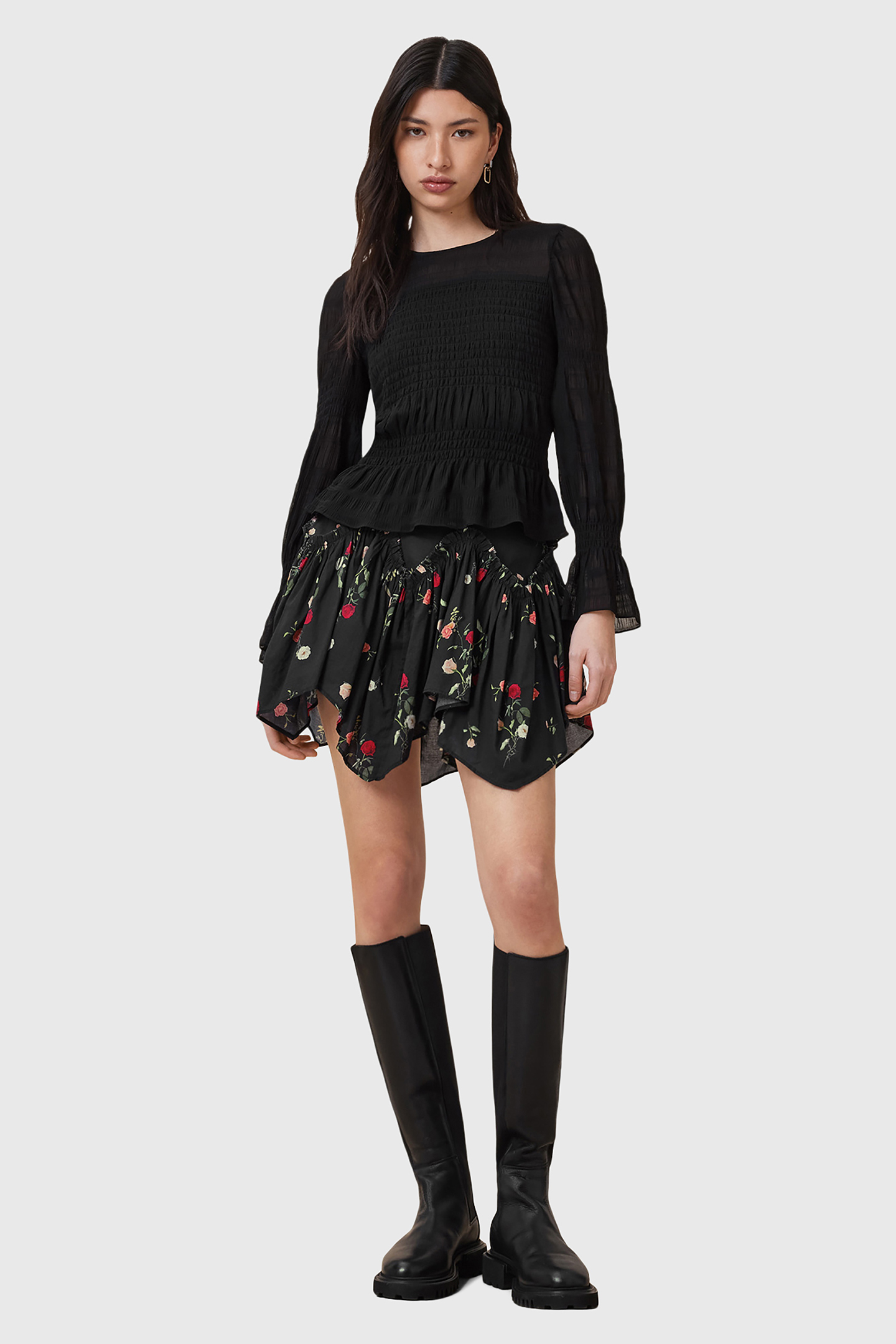 DELILAH SKIRT BRIAR BLACK 3