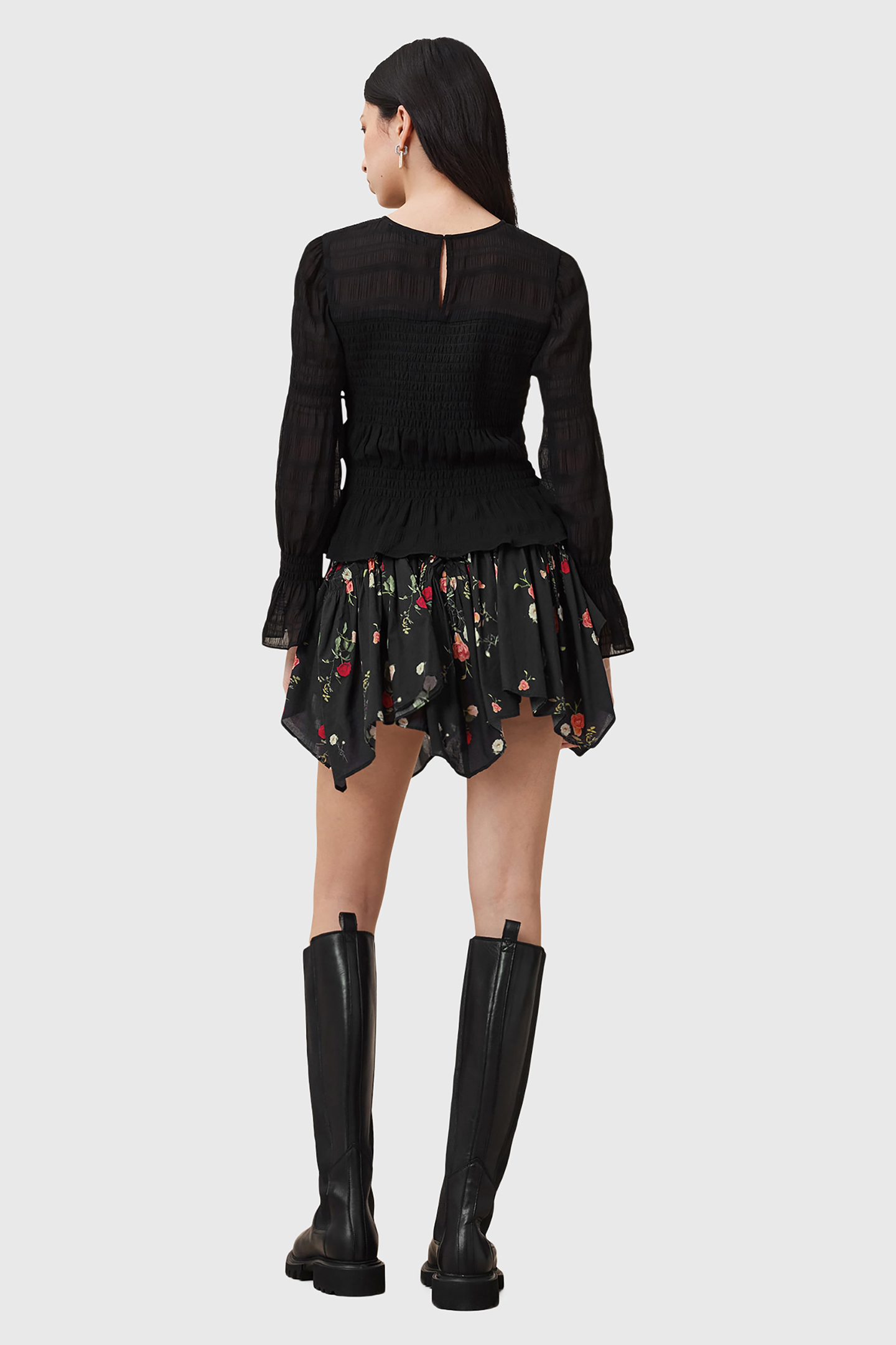 DELILAH SKIRT BRIAR BLACK 4