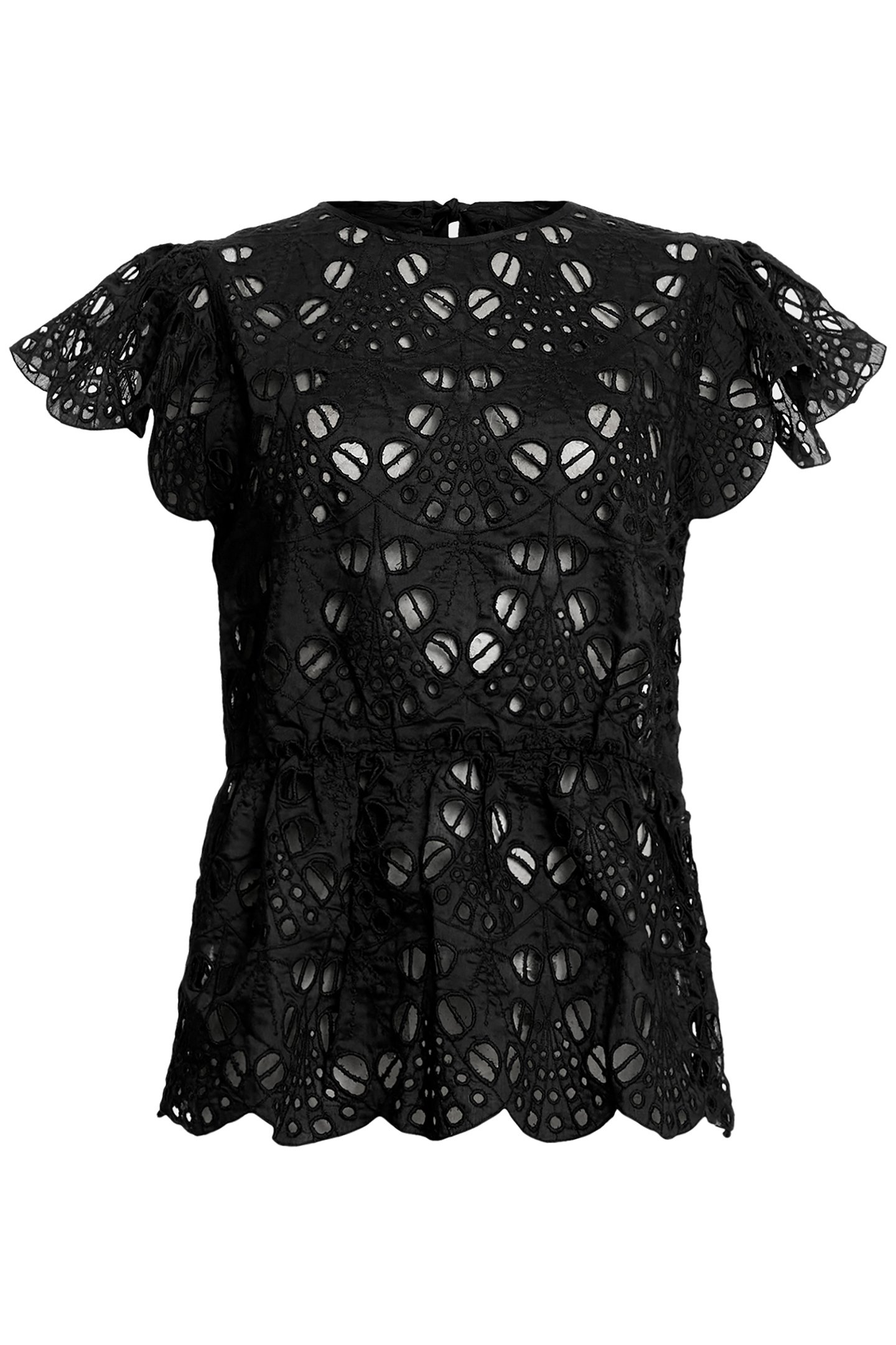 MEADOW EMB TOP BLACK 4