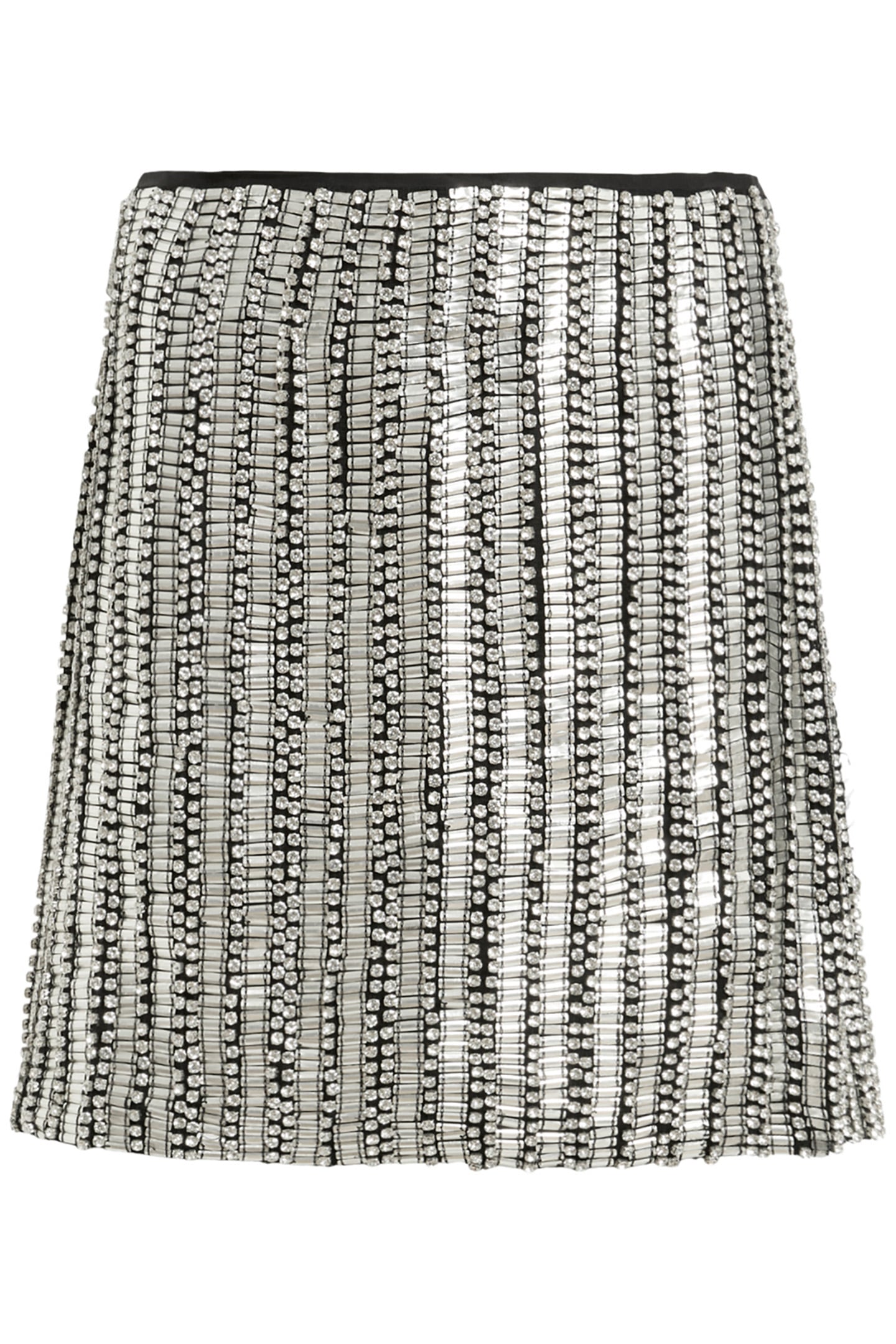 JAMILIA EMB SKIRT SILVER 5