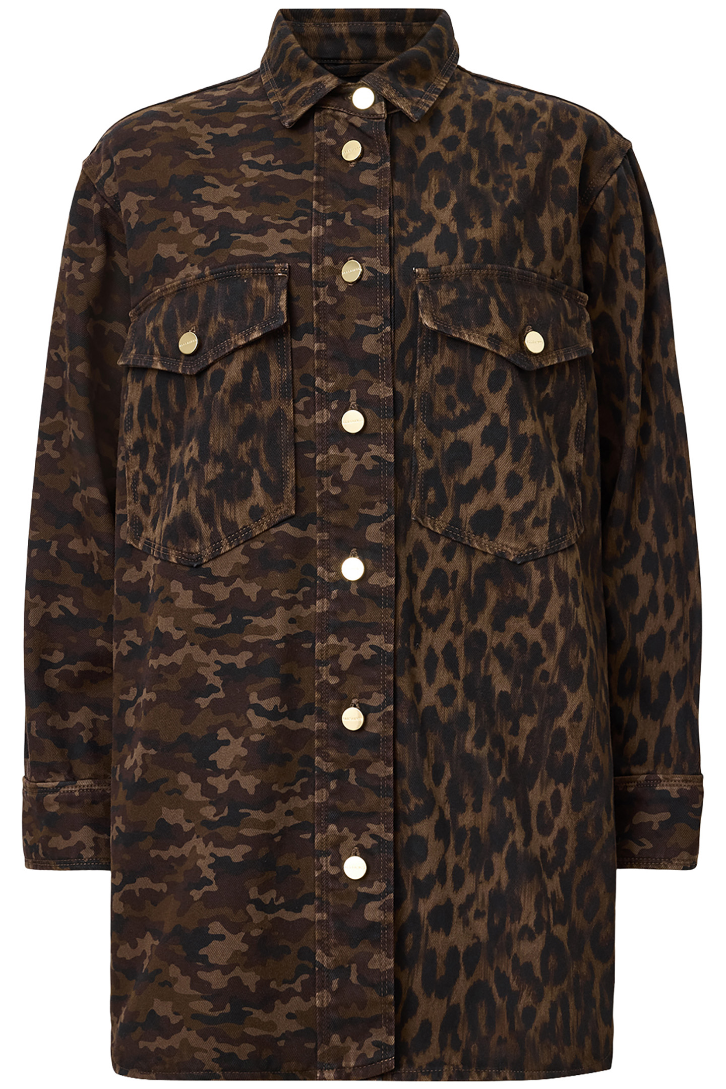 FAYE SHACKET DRESS CAMO BROWN 4