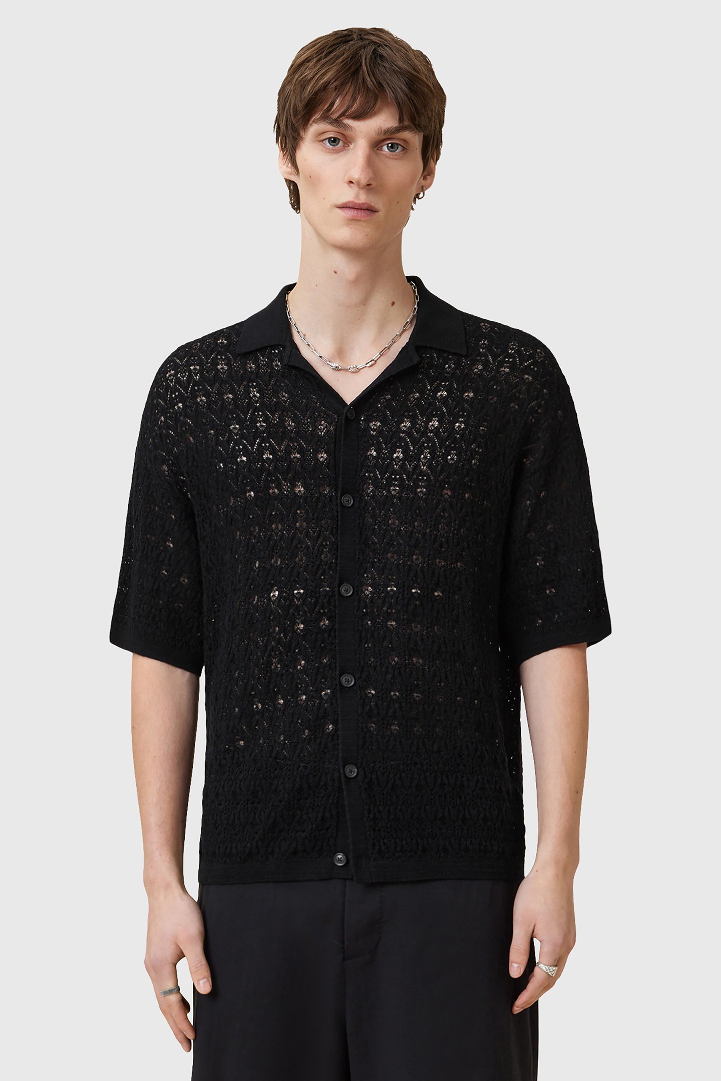 LOIRE SS CARDIGAN BLACK 1