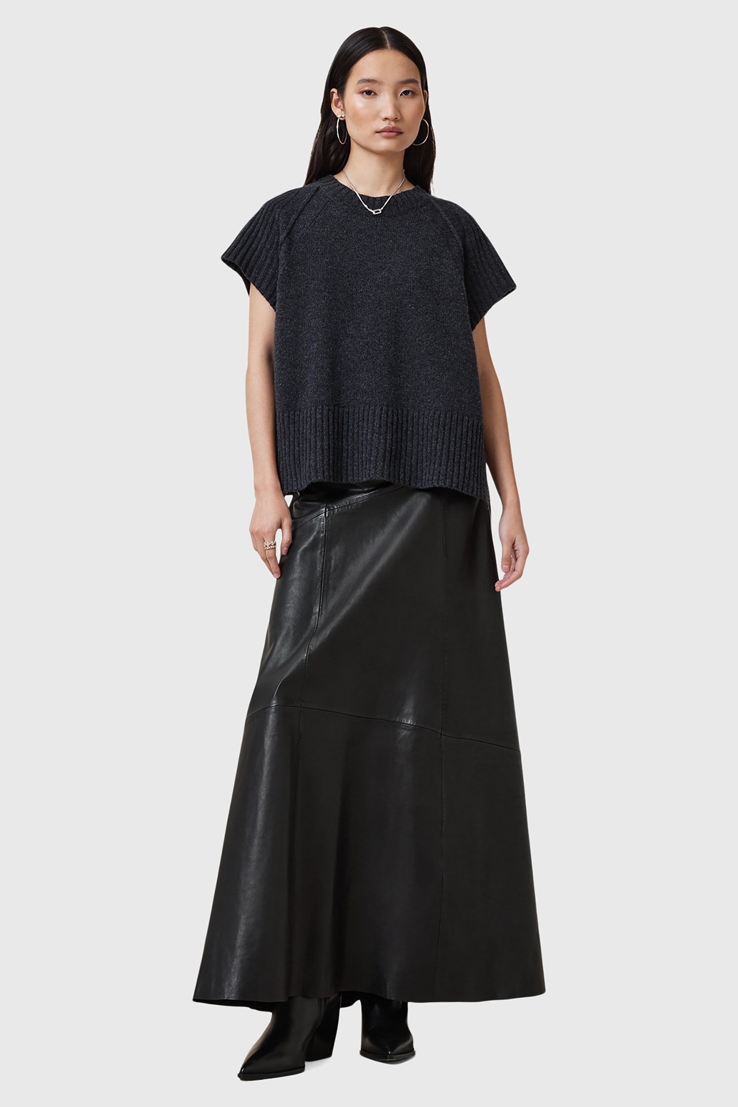 GIANA MAXI SKIRT BLACK 3