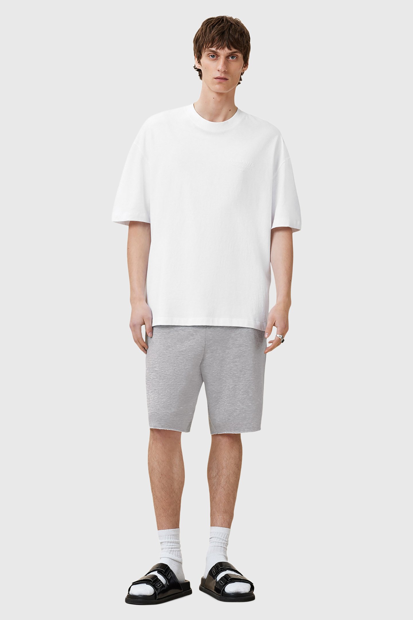 HELIX SWEATSHORT GREY MARL 3