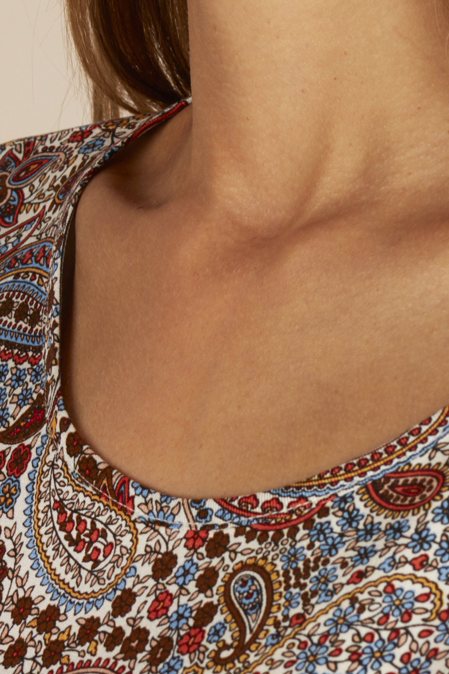 PATTERNED POPOVER SHIRT IN MULTI 5