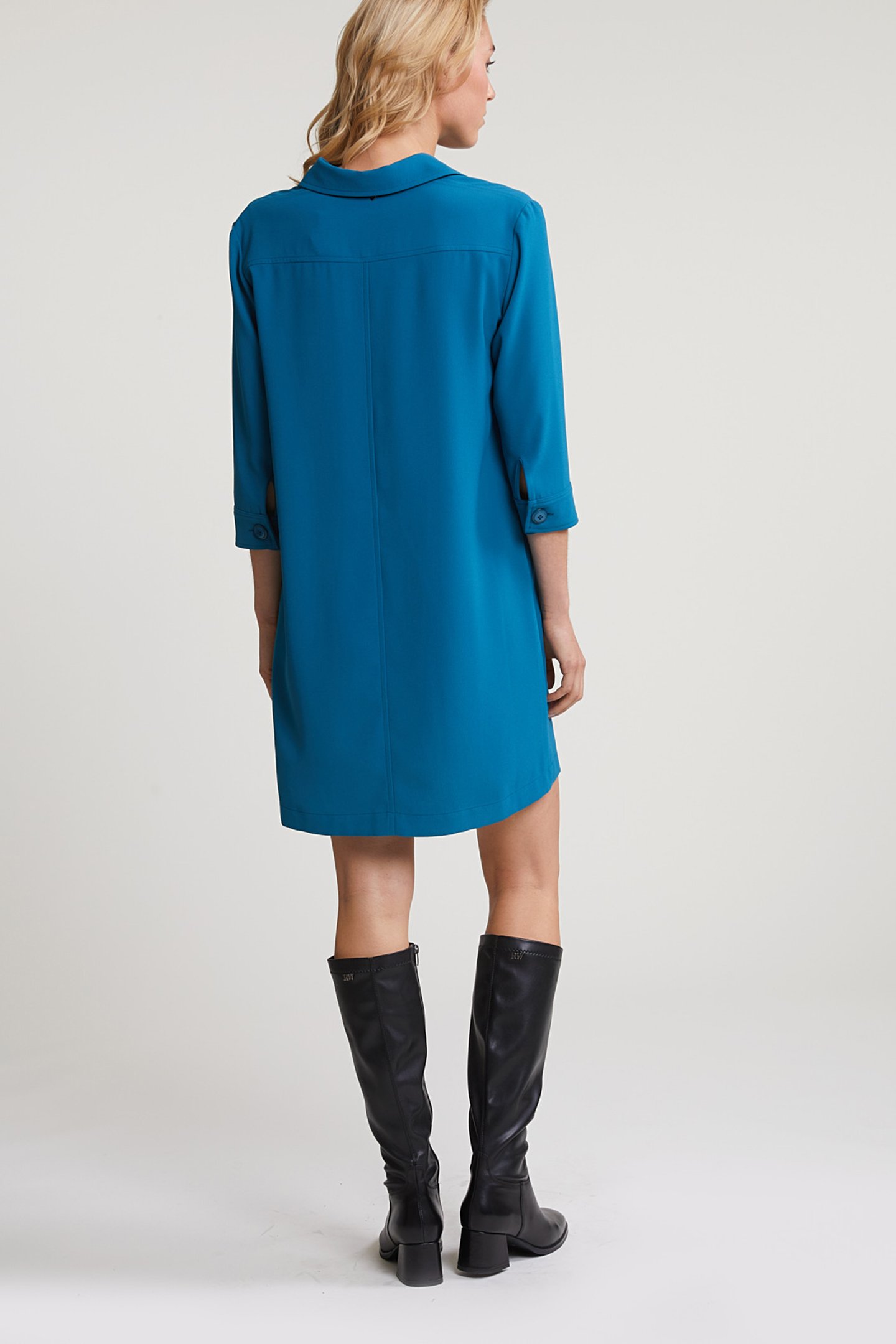 DRESS 34 SLEEVES BLUE 2