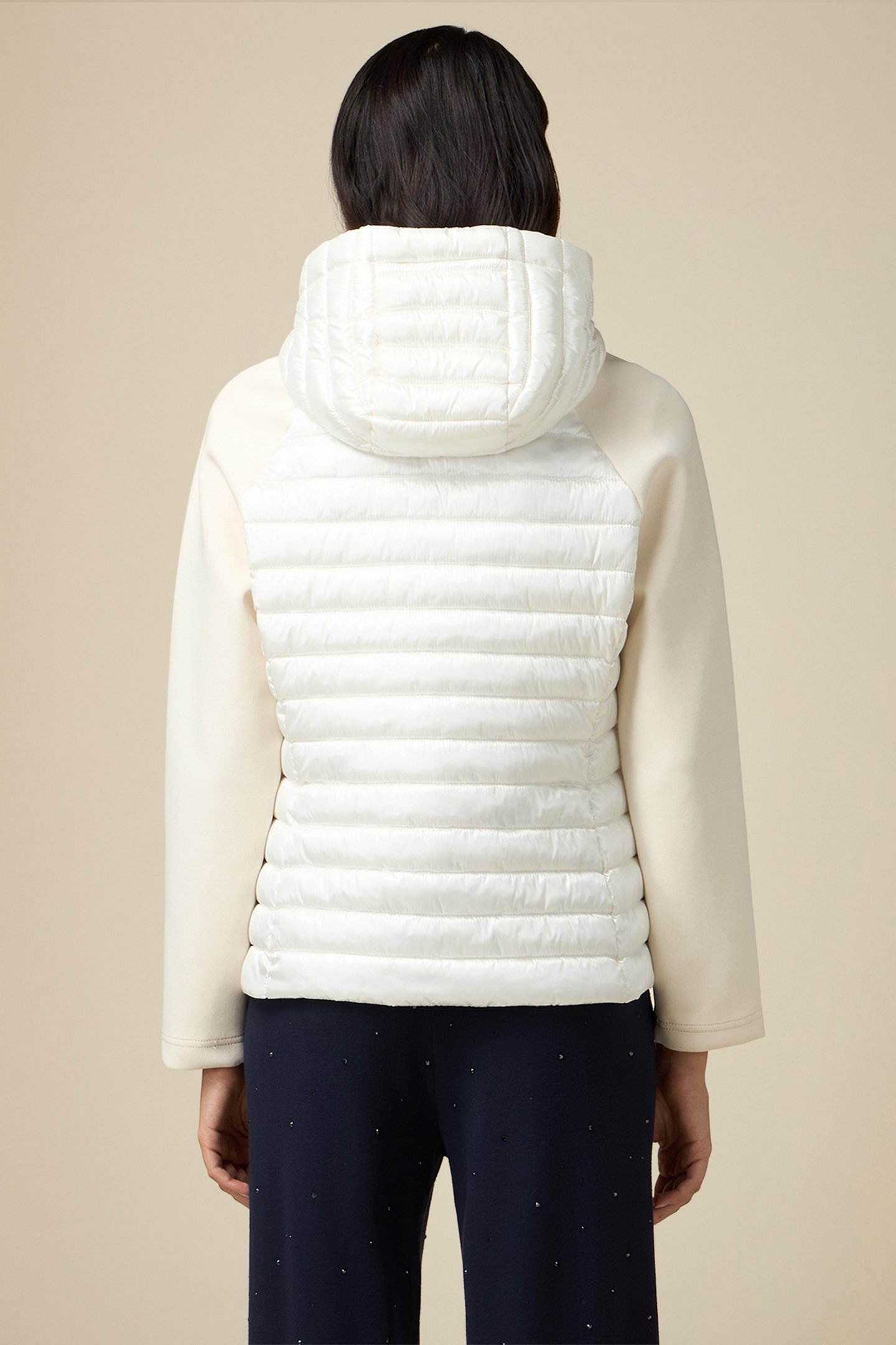 LIGHTWEIGHT COMBINED DOWN JACKET WHITE 2