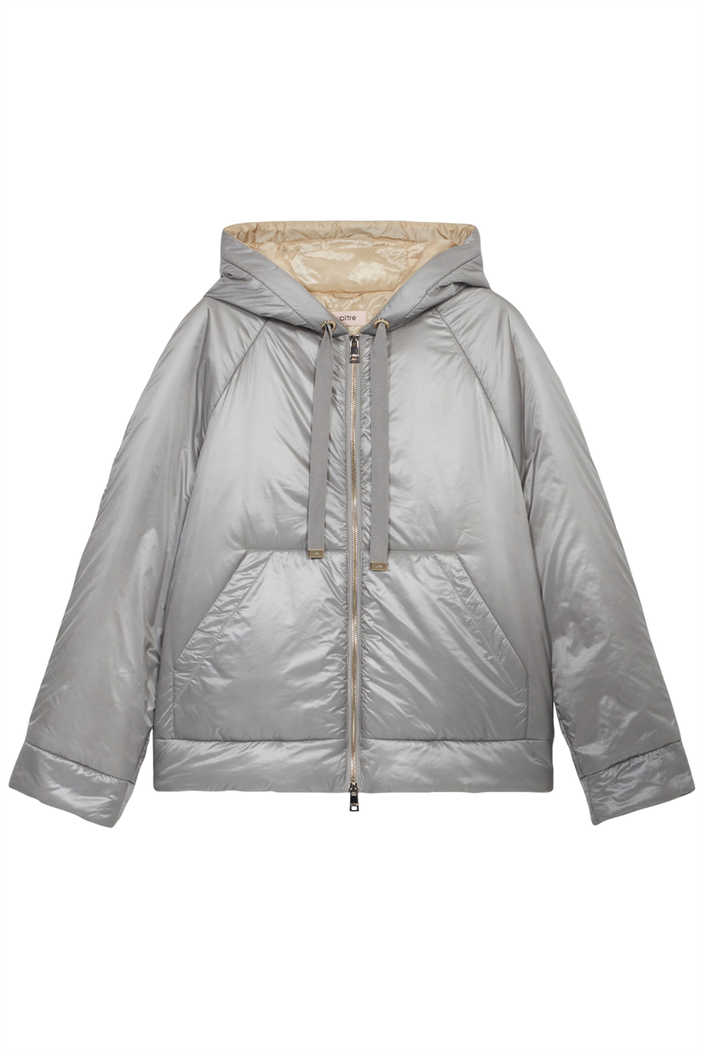 LIGHTWEIGHT DOWN JACKET WITH HOOD GREY 3