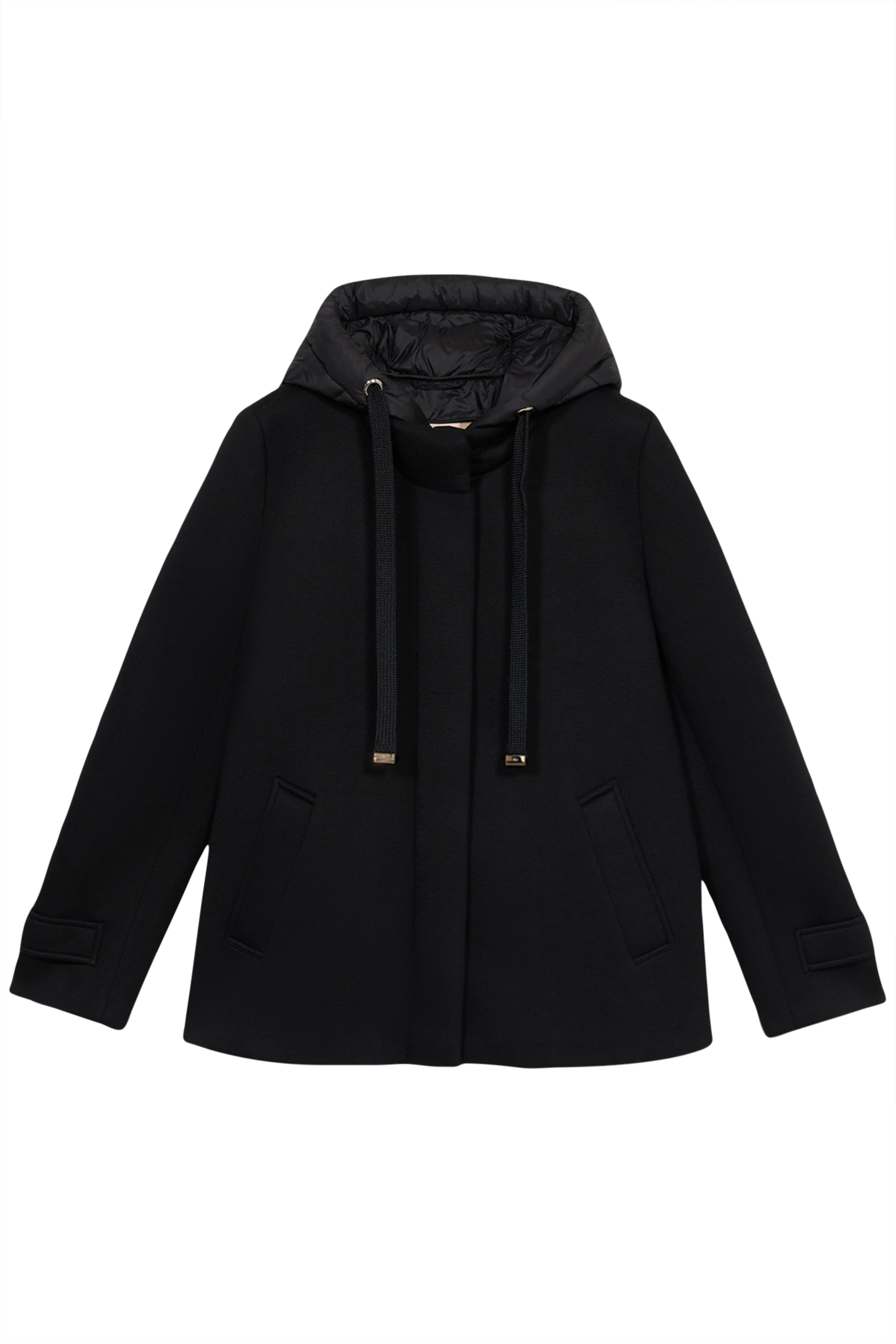 SCUBA COAT WITH PADDED WAISTCOAT BLACK 3