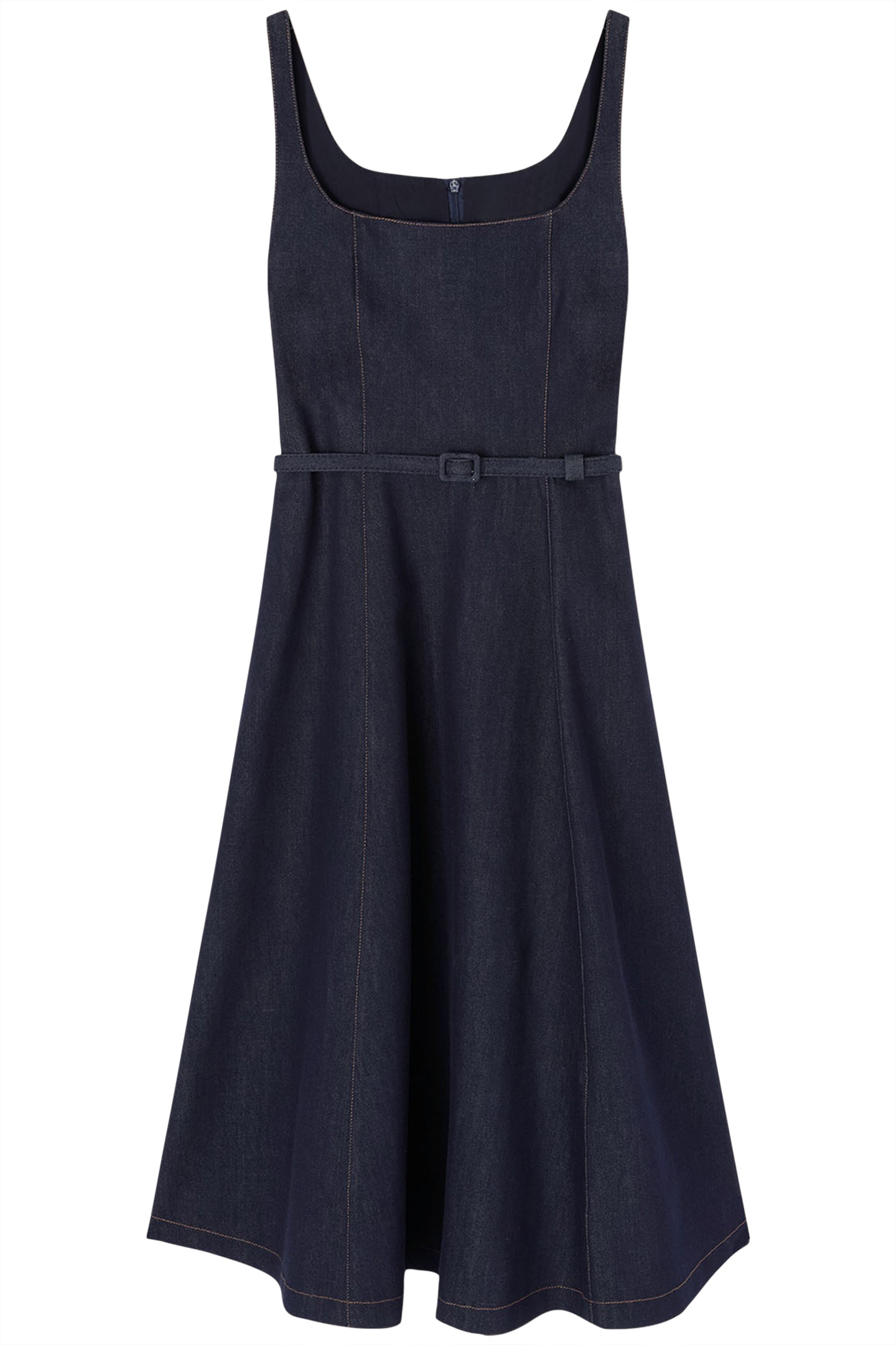 DENIM MIDI DRESS BLUE 3