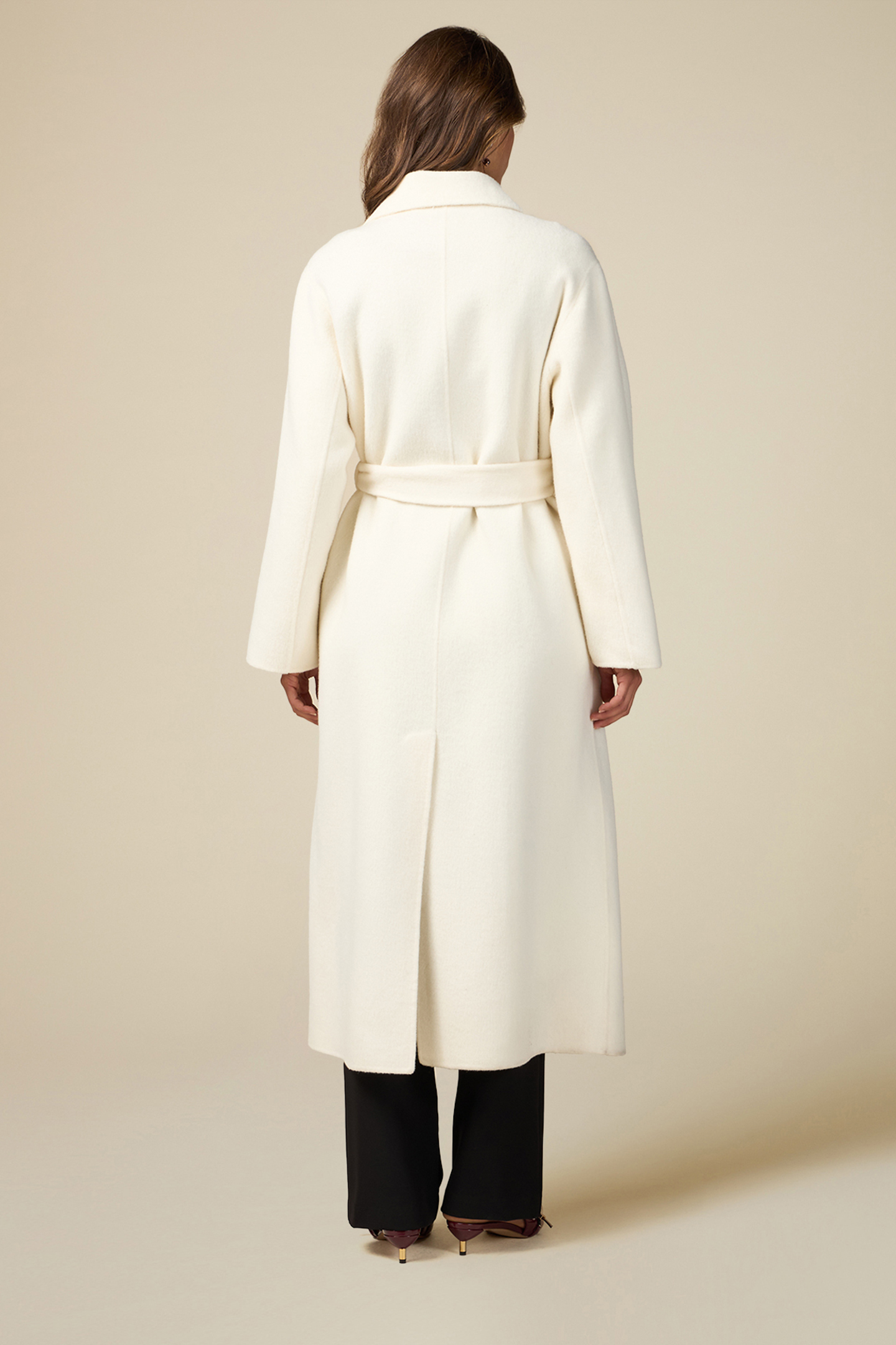 LONG WOOL BLEND COAT WHITE 2