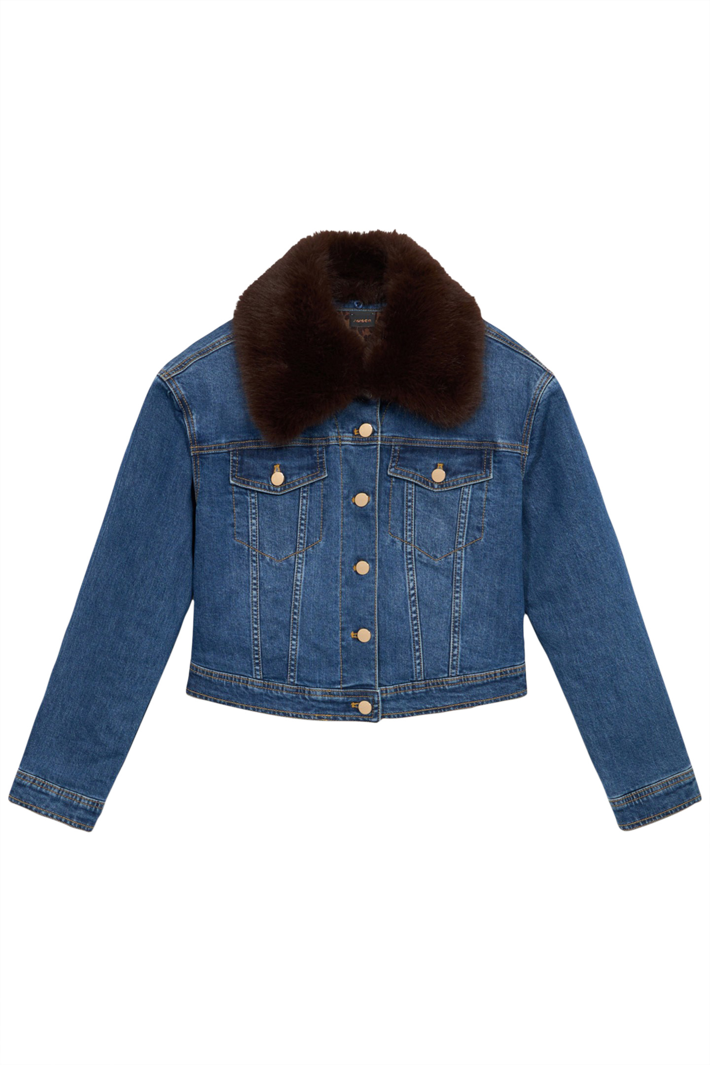 DENIM JACKET WITH QUILTED LINING BLUE 3