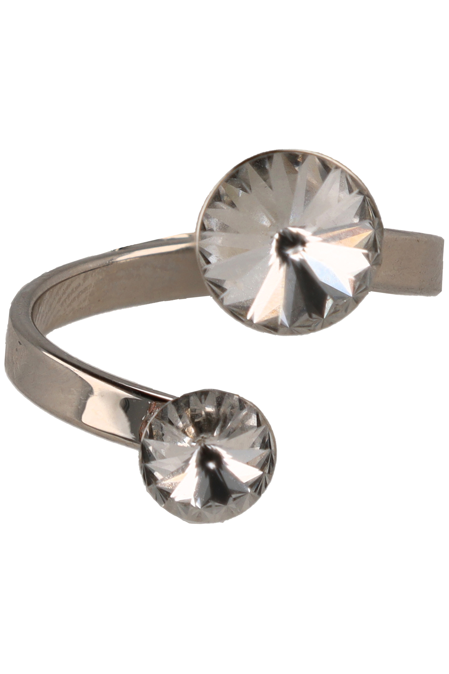 CLASSIC DISC RING - RHODIUM 1