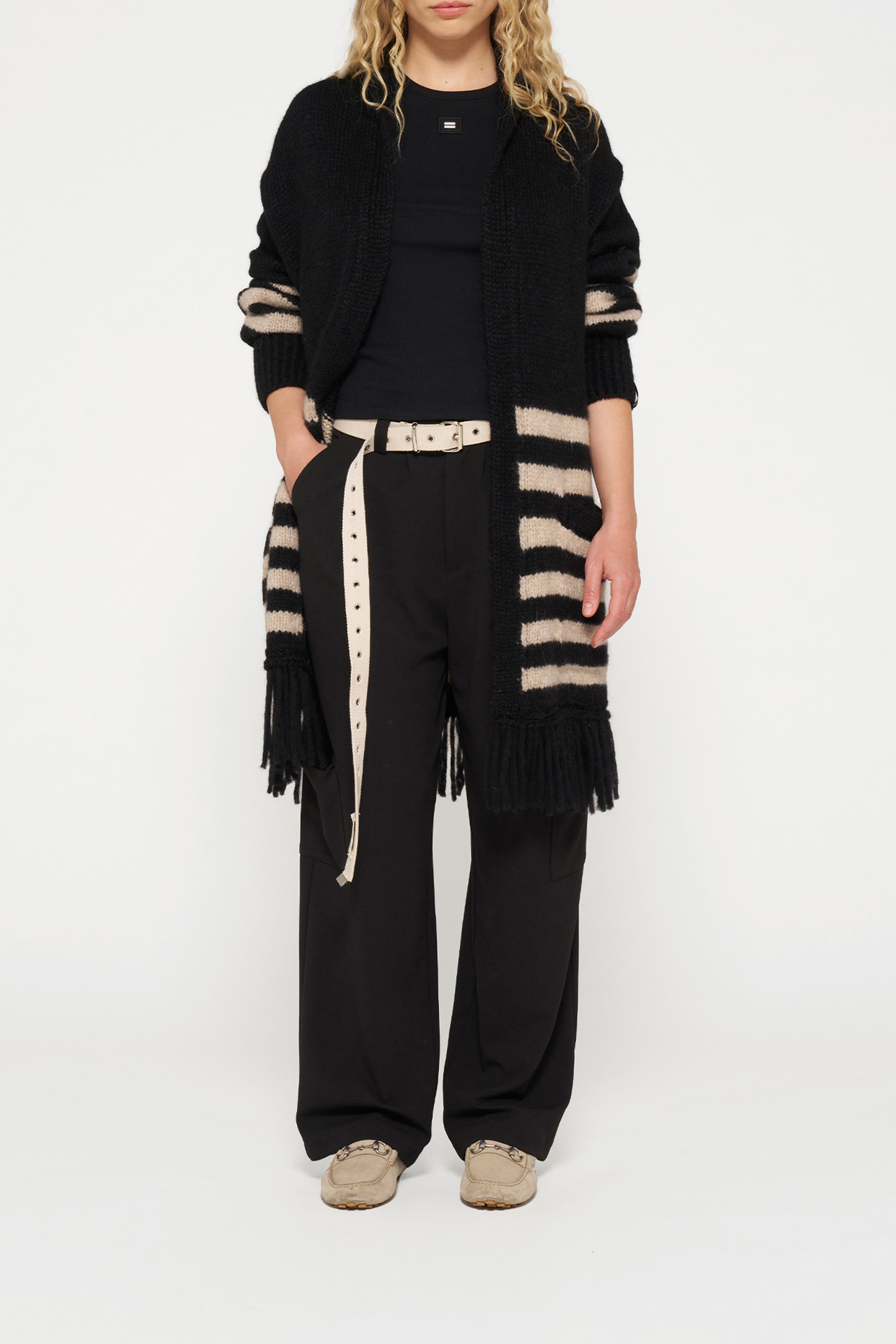 CARDIGAN KNIT STRIPES 3064 2