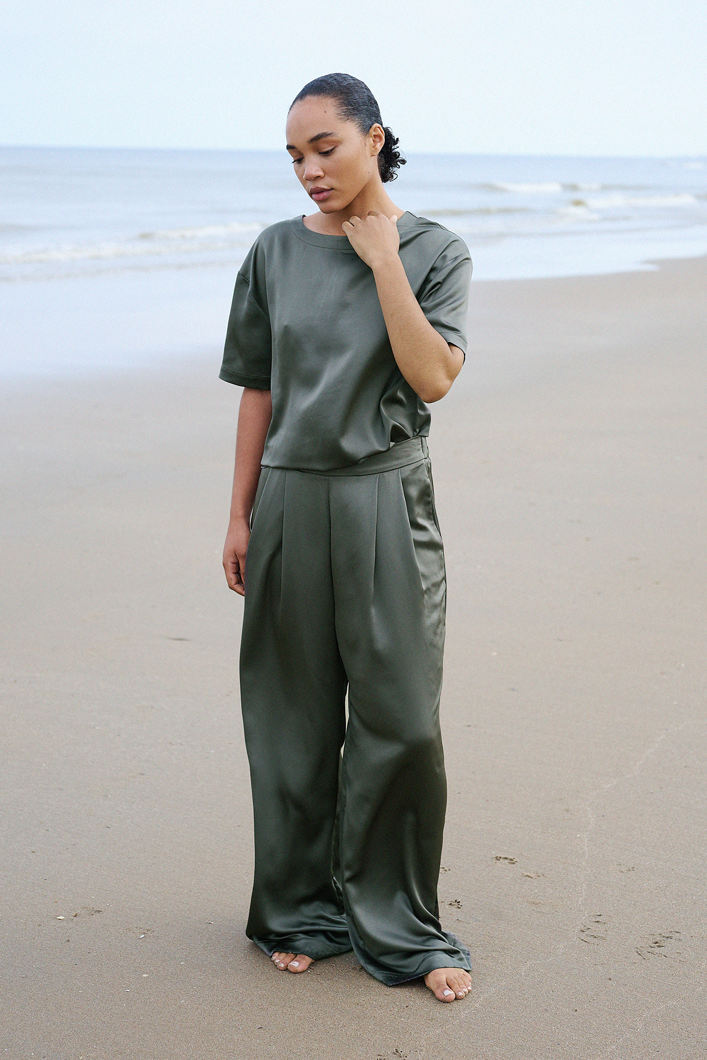 DEYNE PANTS DARK OLIVE 7