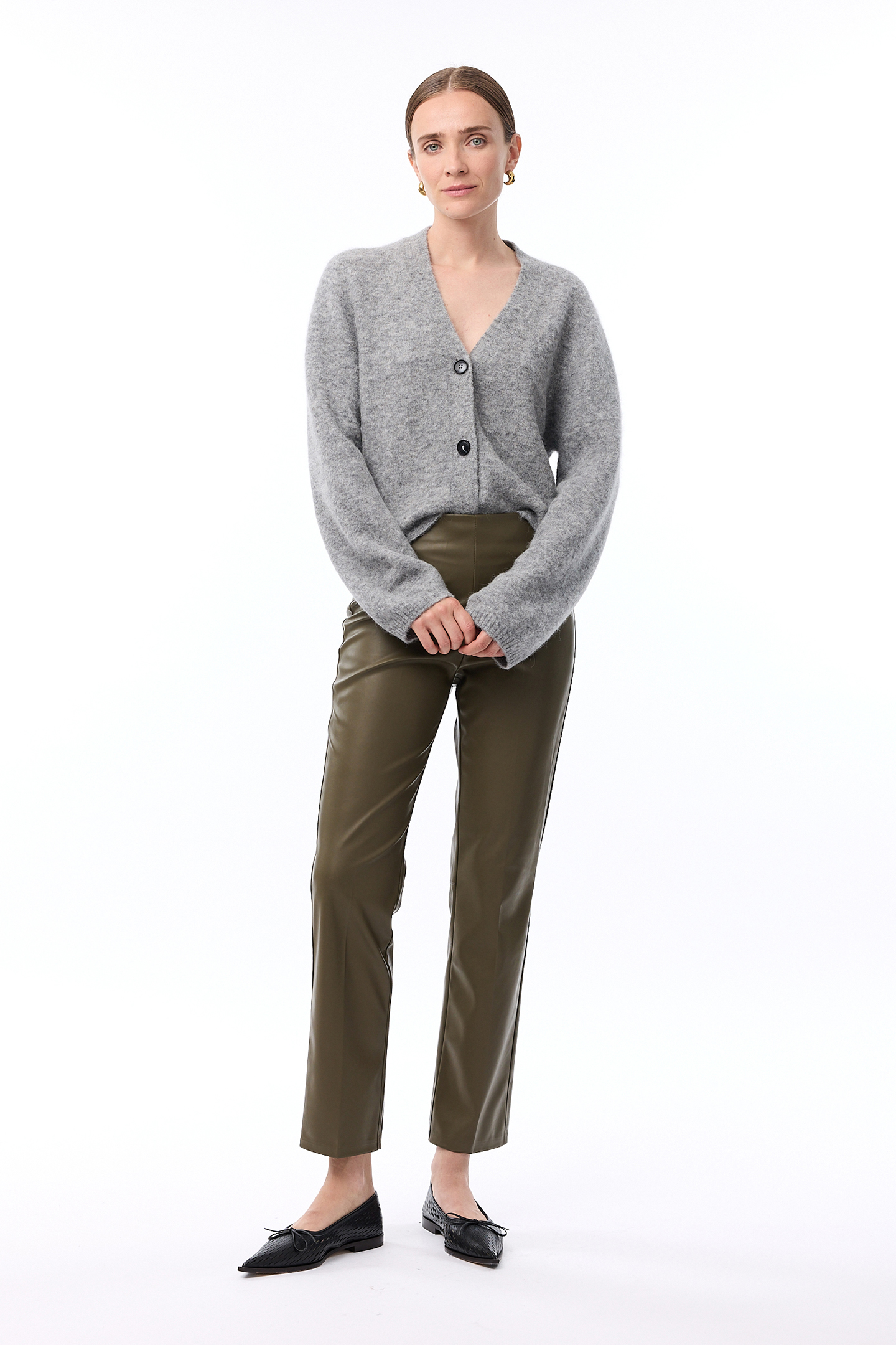 CLEO PANTS DARK OLIVE 3