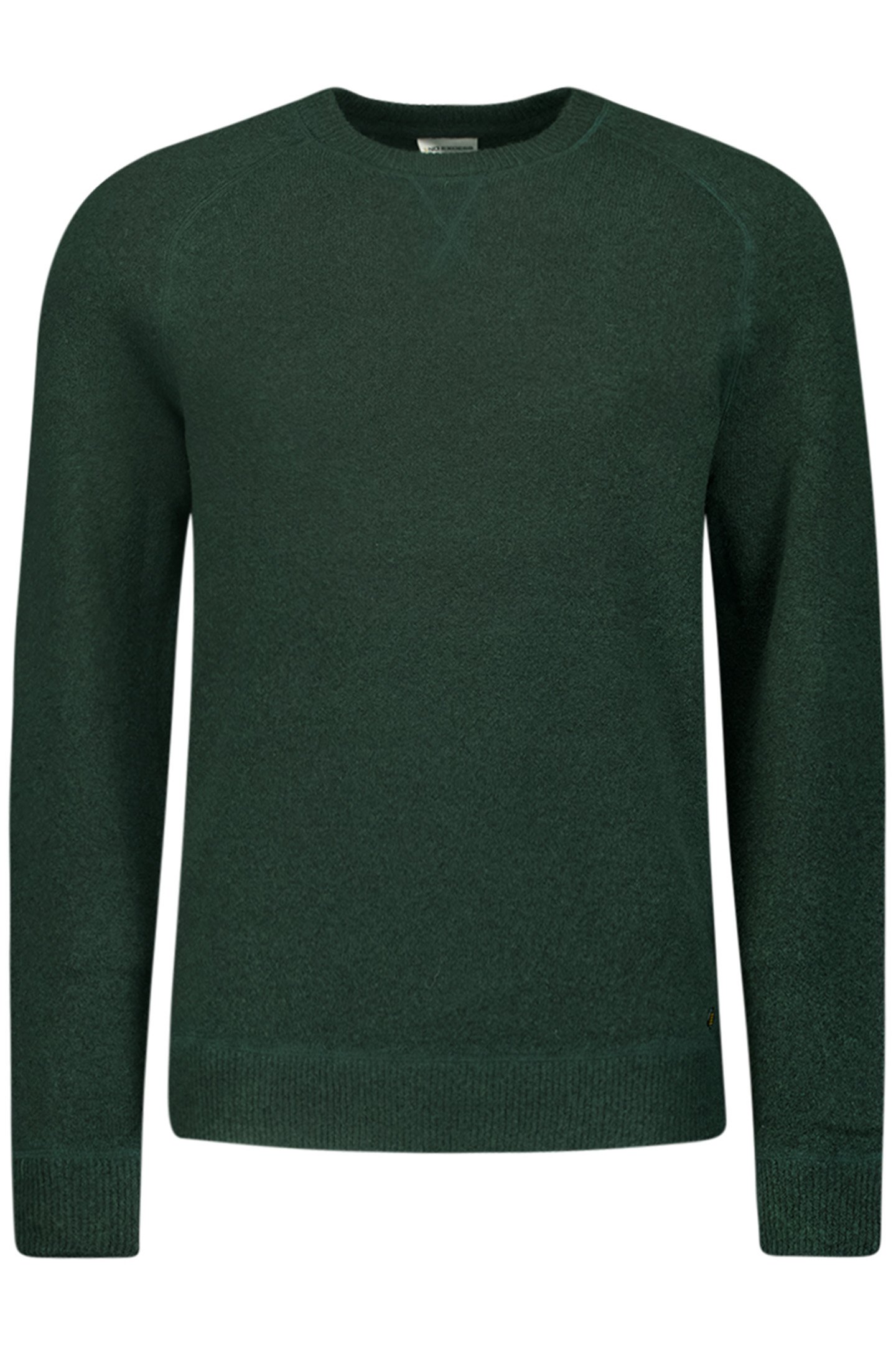 PULLOVER CREWNECK MELANGE WITH WOOL DARK GREEN 4