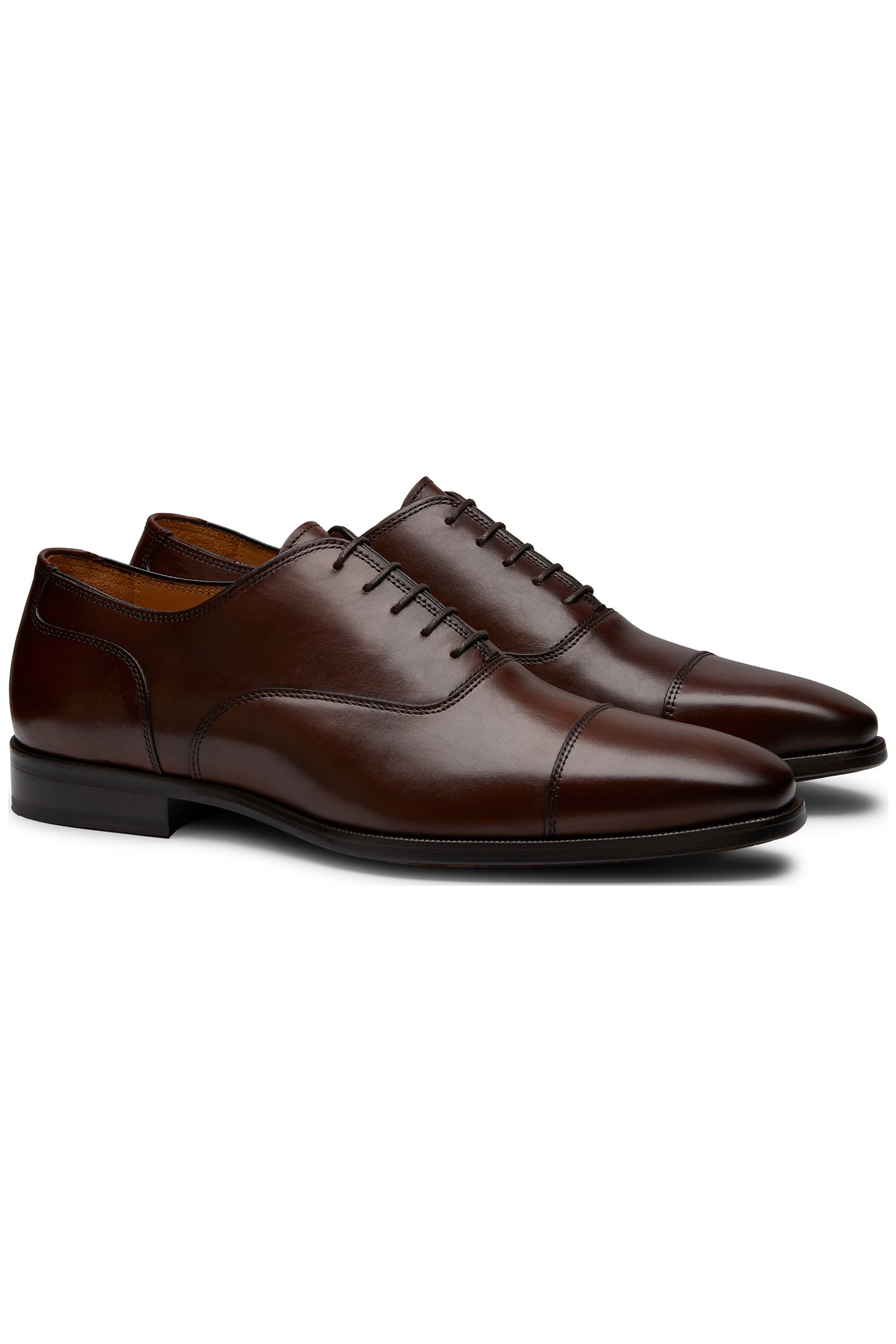 LEATHER-OXFORD-BROWN BROWN 1
