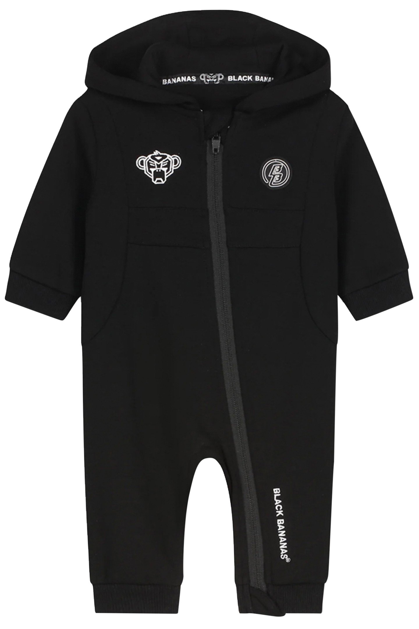 BABY ANORAK TRACKSUIT BLACK by Black Bananas