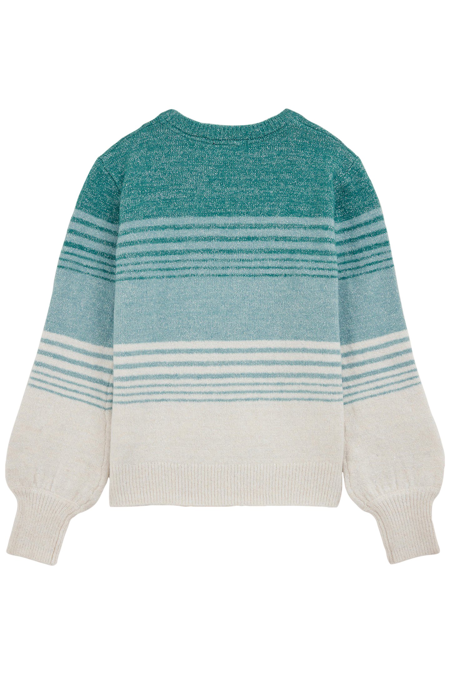 KNITTED PULLOVER GREEN BLUE 4