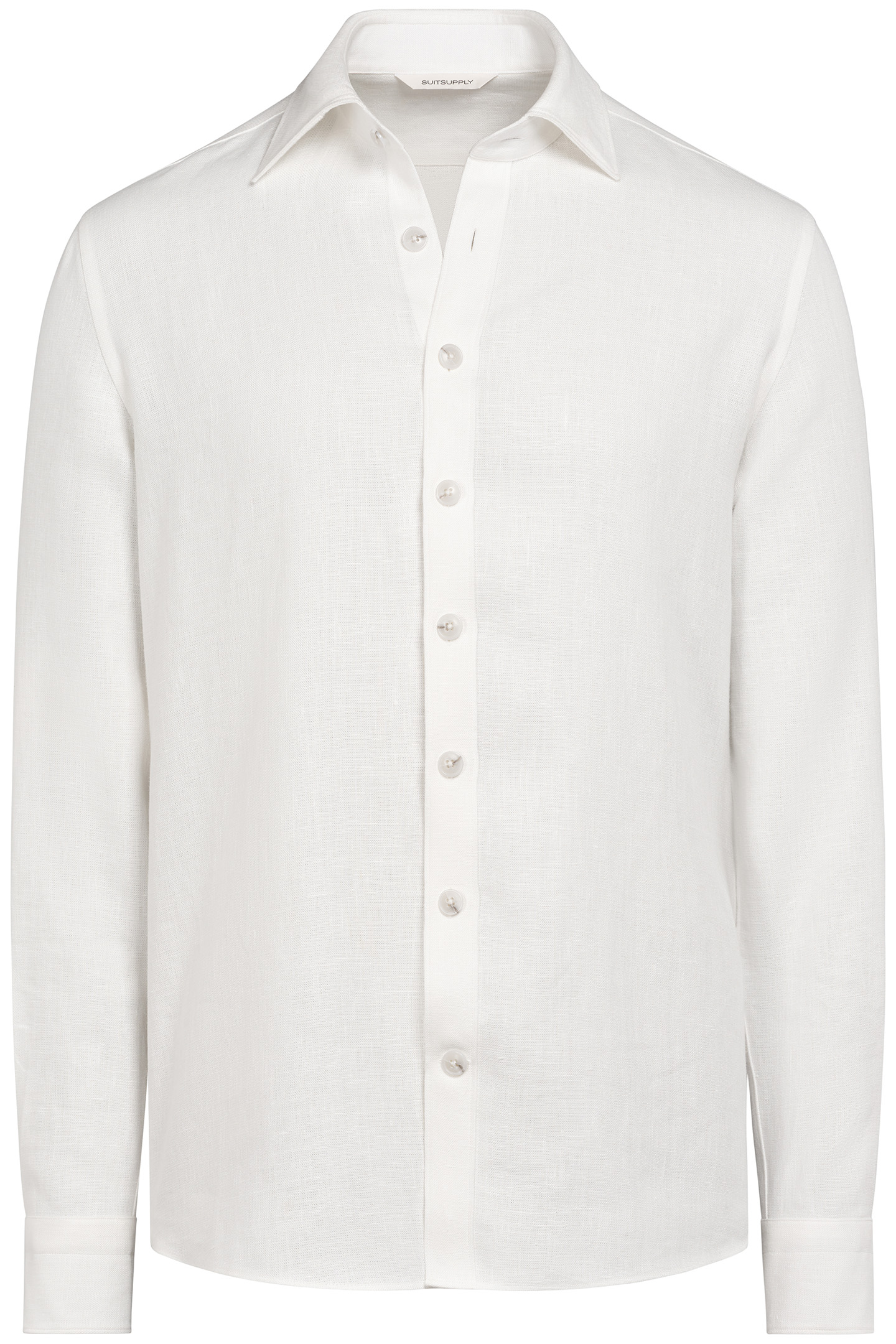 PURE LINEN WHITE OVERSHIRT WHITE 3