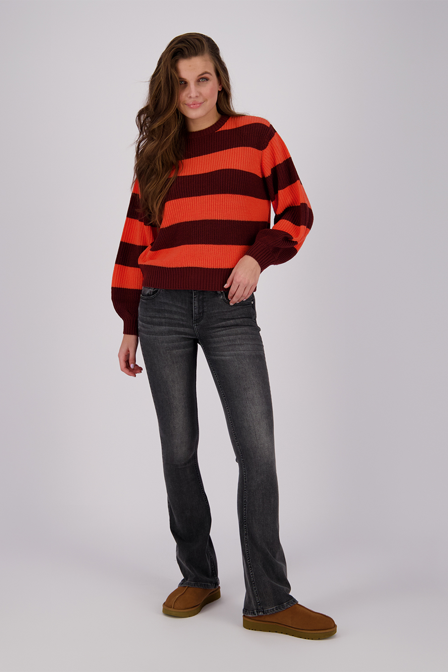 ECLIPSE JEANS MID GREY STONE 1