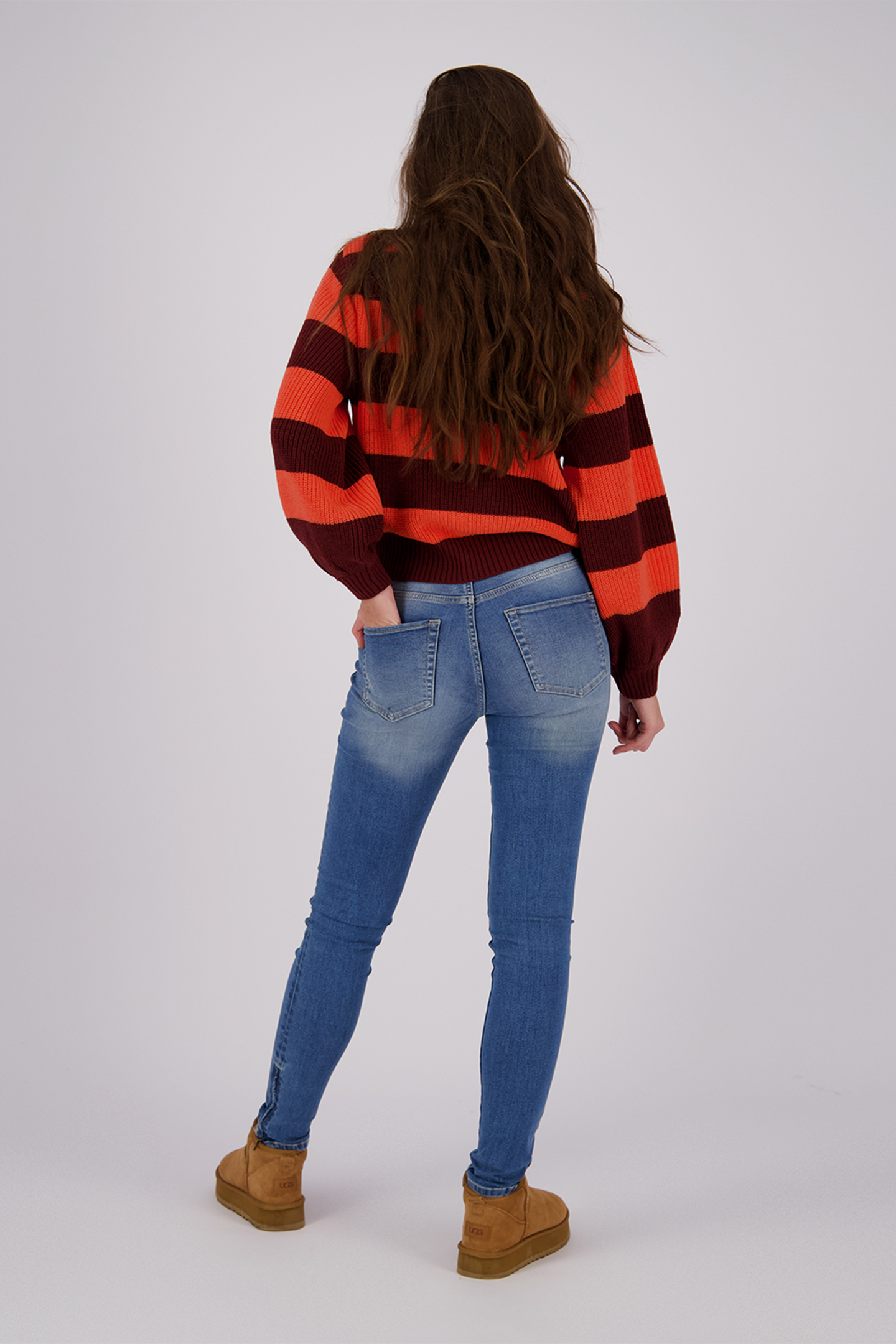 NAYELA SWEATERS SANGRIA RED 2