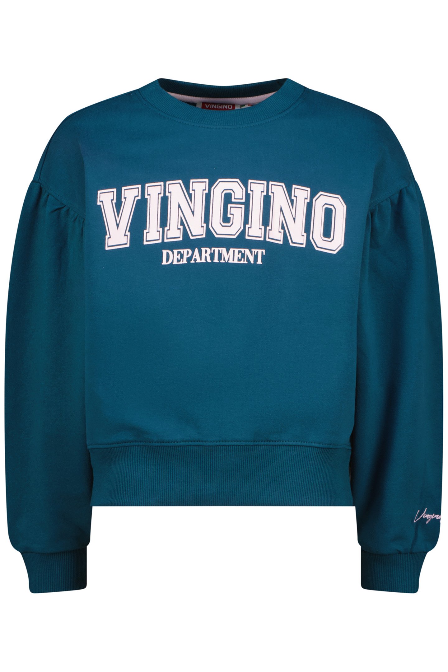 GIRLS NORAN SWEATER PETROL BLUE 1