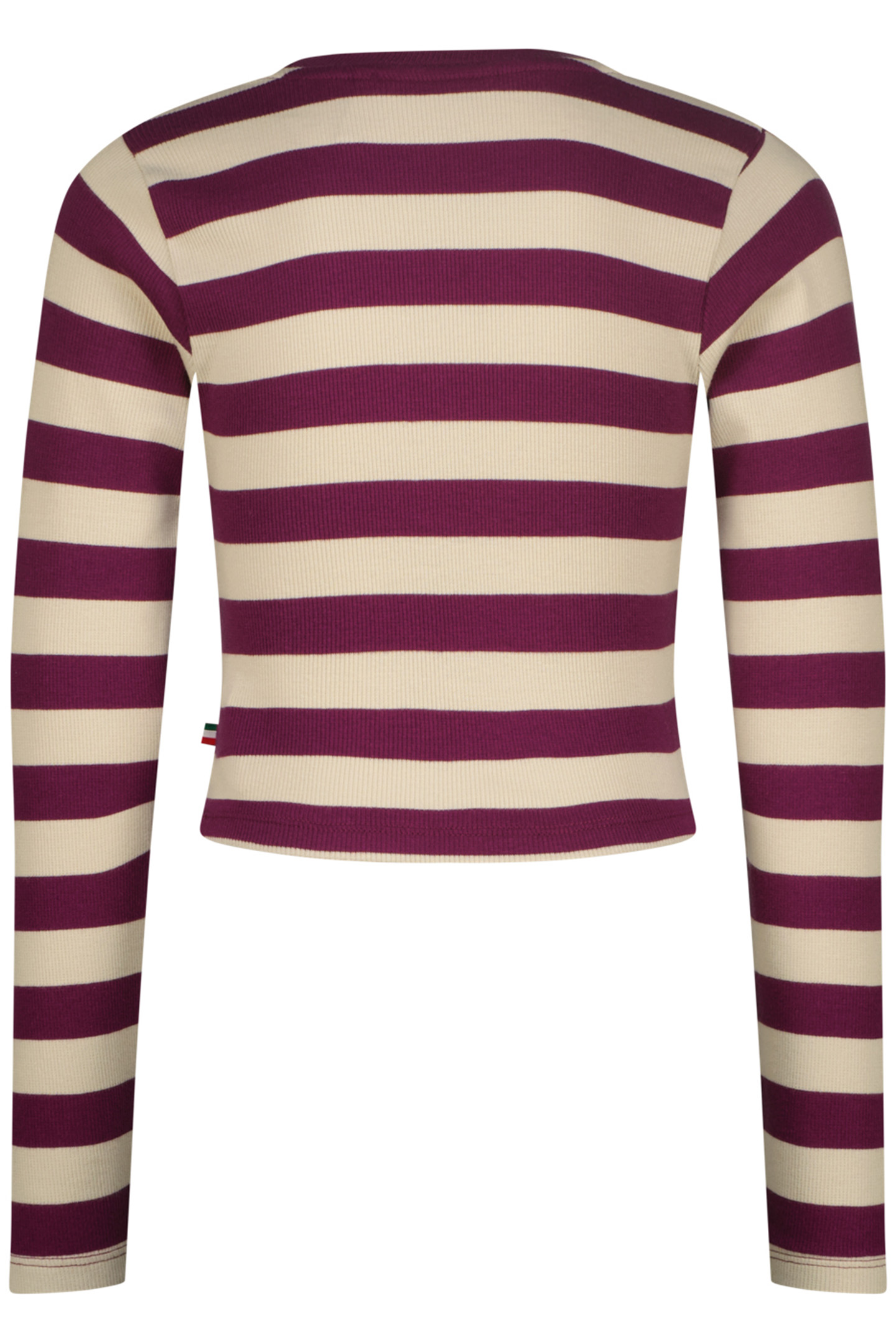 GIRLS G-BASIC-CROP RIB STRIPE SINGLET MAGIC PURPLE 2