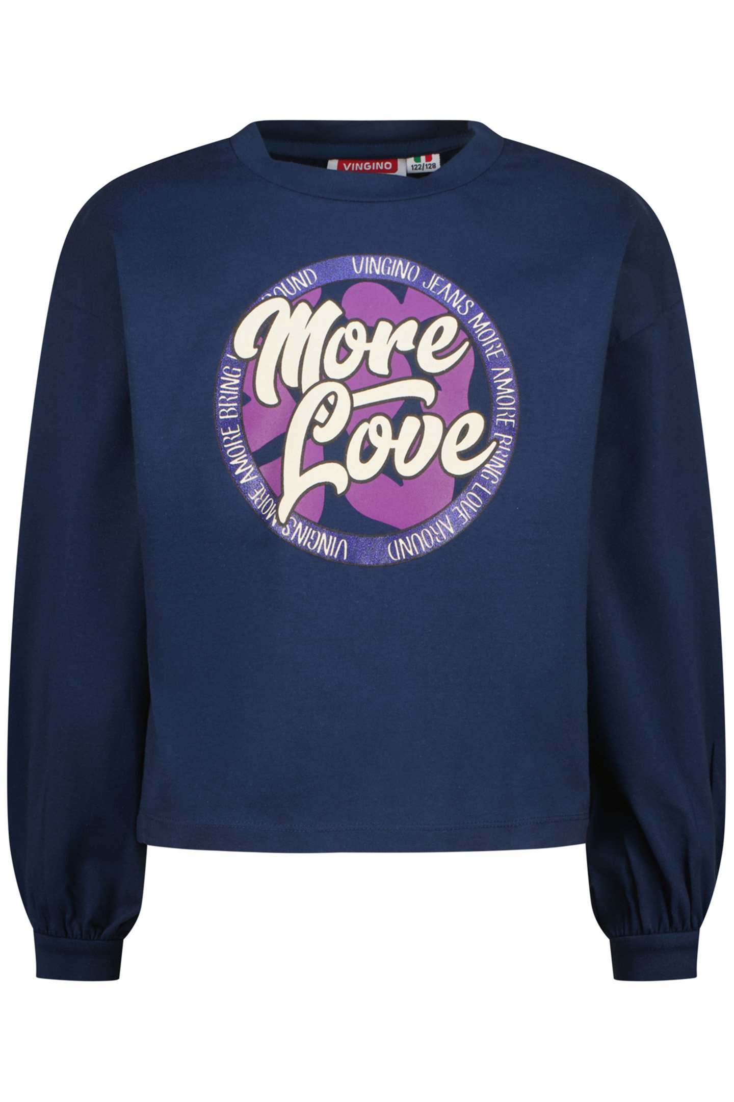 GIRLS JINNIE SWEATER DARK BLUE 1