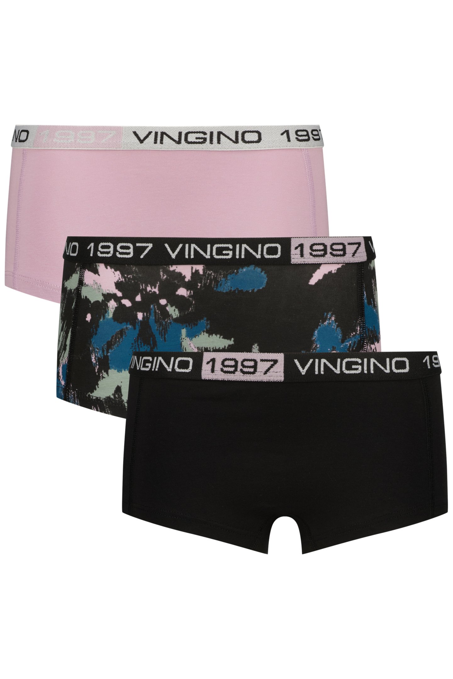 GIRLS G-WO25-2 FANCY 3 PACK UNDERWEAR & SLEEPWEAR VIOLA PURP 1