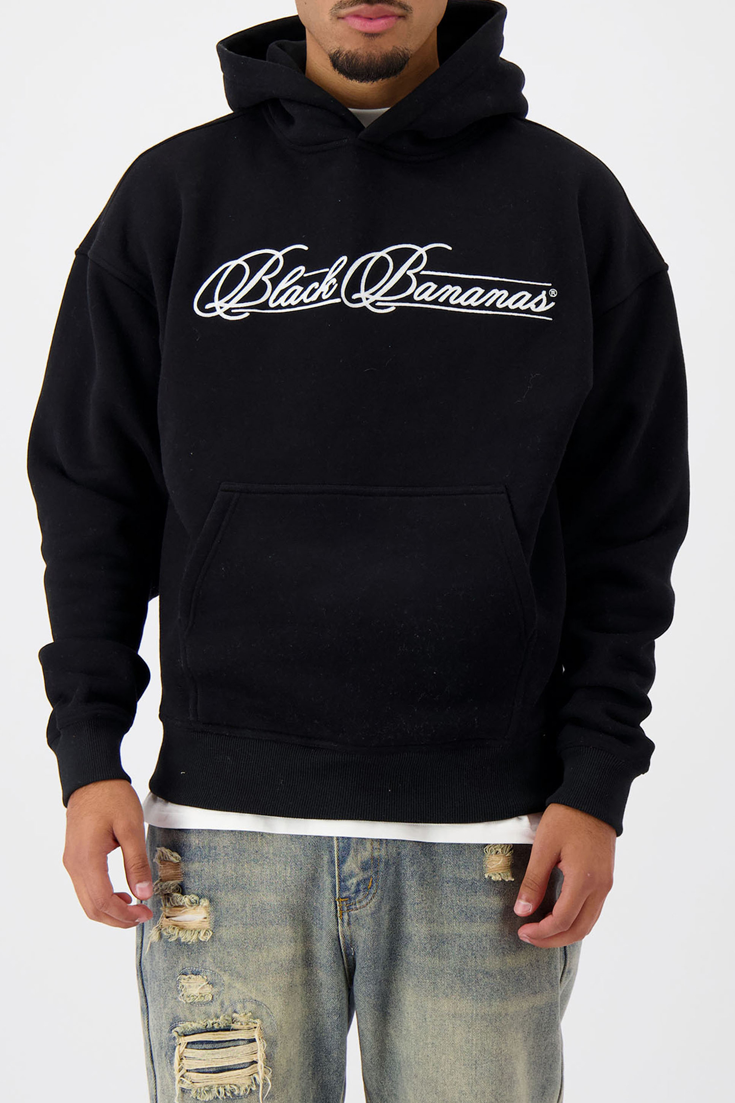 CALLIGRAPHY HOODIE BLACK 1
