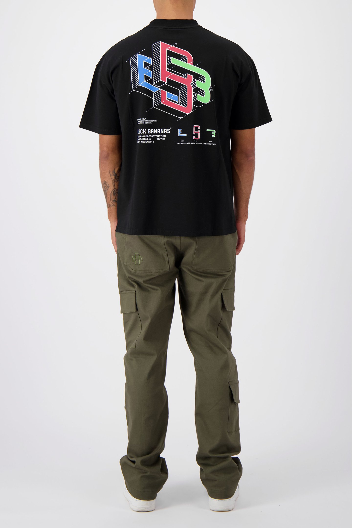 DECONSTRUCTION T-SHIRT BLACK 4