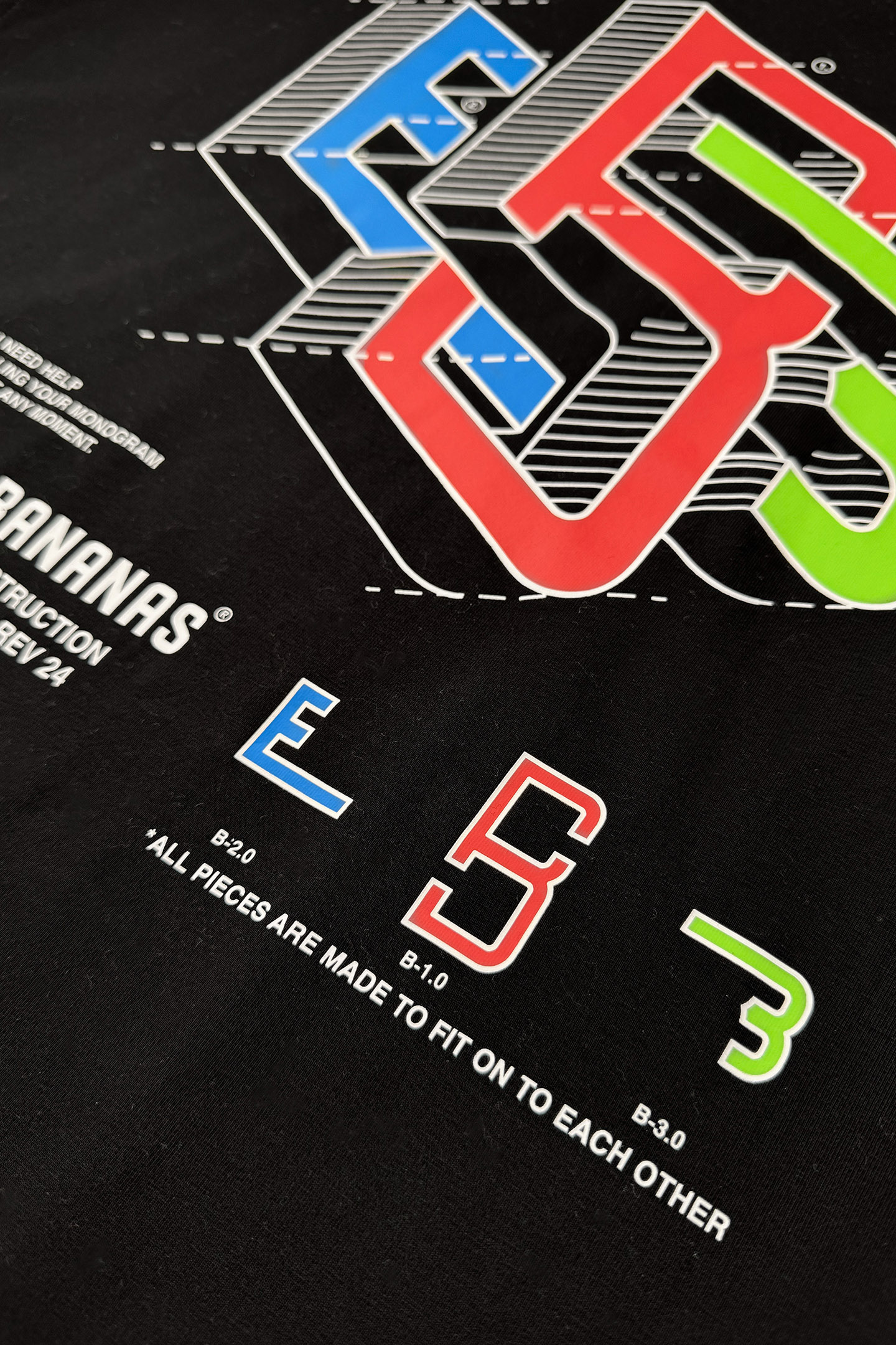 DECONSTRUCTION T-SHIRT BLACK 7