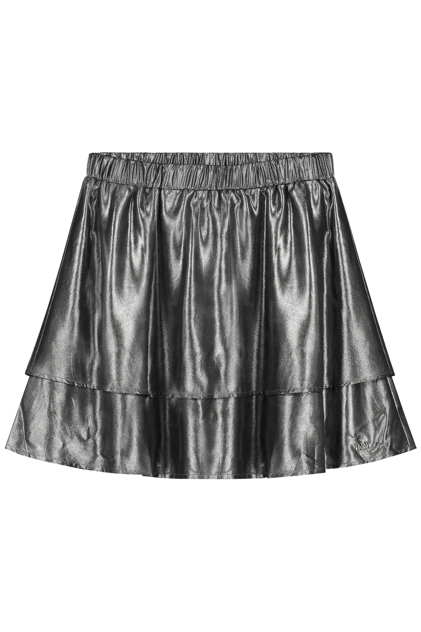 THIRZA SKIRT DARK SILVER 1