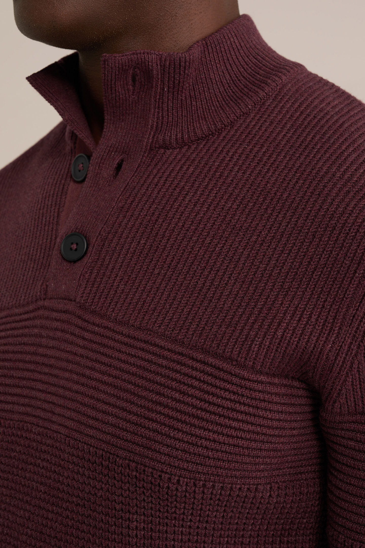 PULLOVER BURGUNDY RED 5