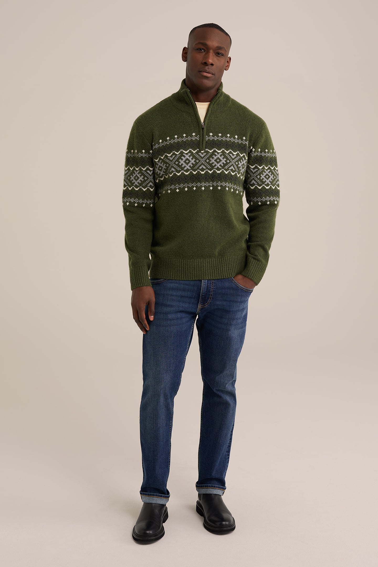 PULLOVER DARK GREEN 3