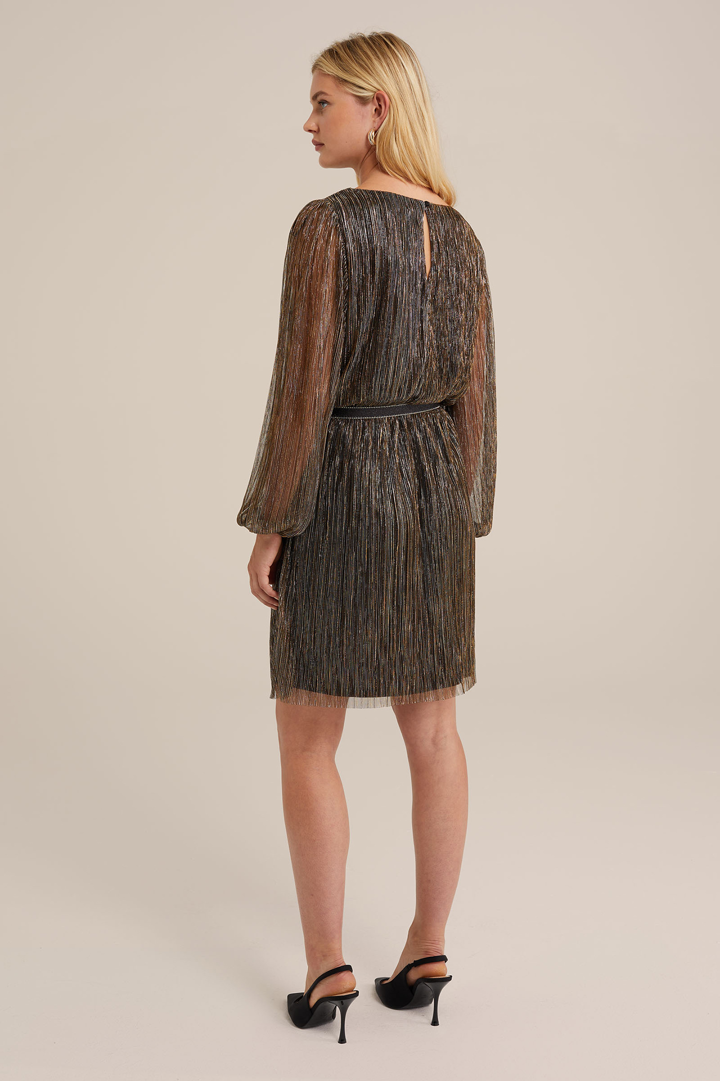 DRESS MID LENGTH GOLD 3