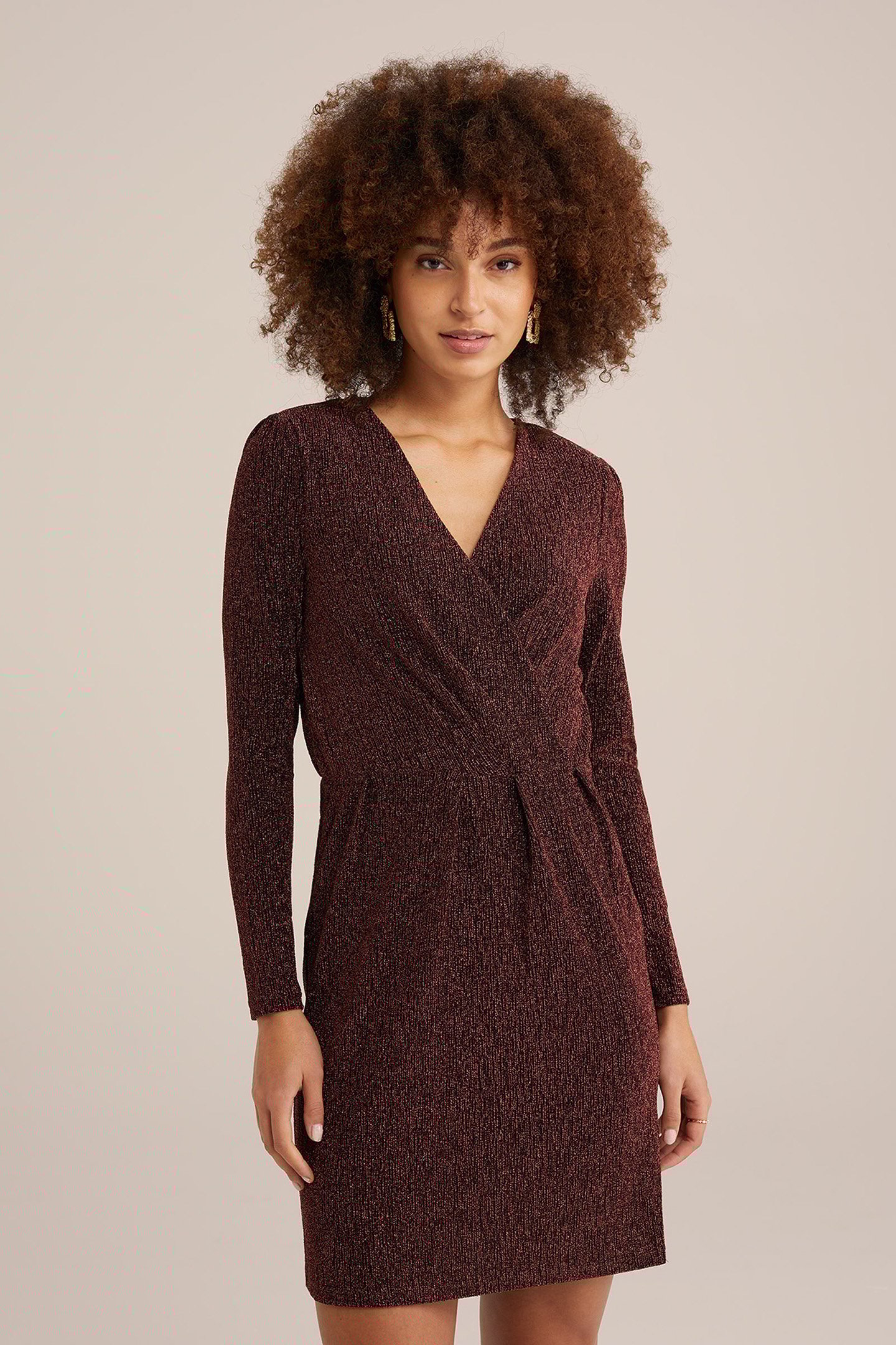 DRESS MID LENGTH RED 1