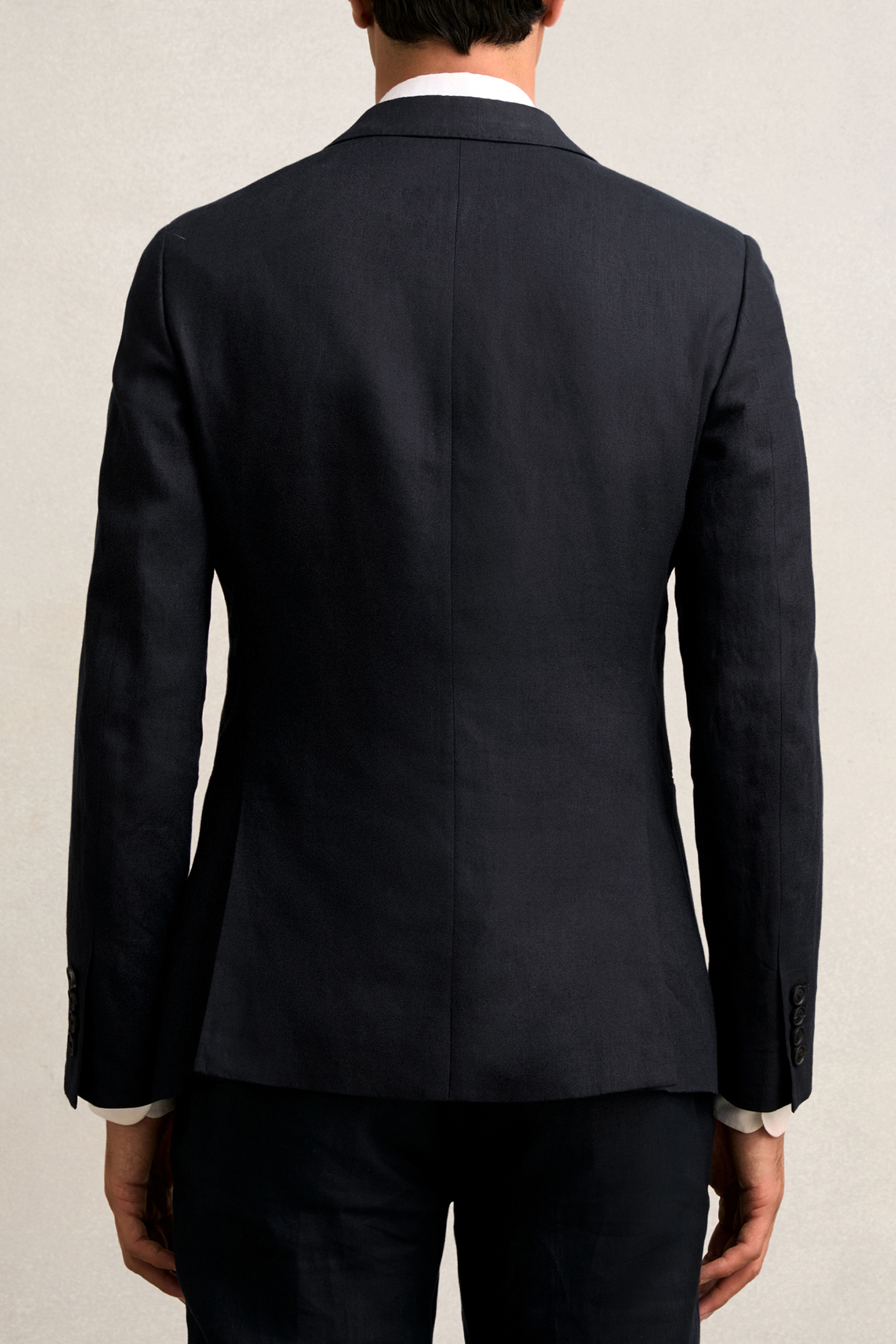 LINEN SLIM FIT BLAZER NAVY 2