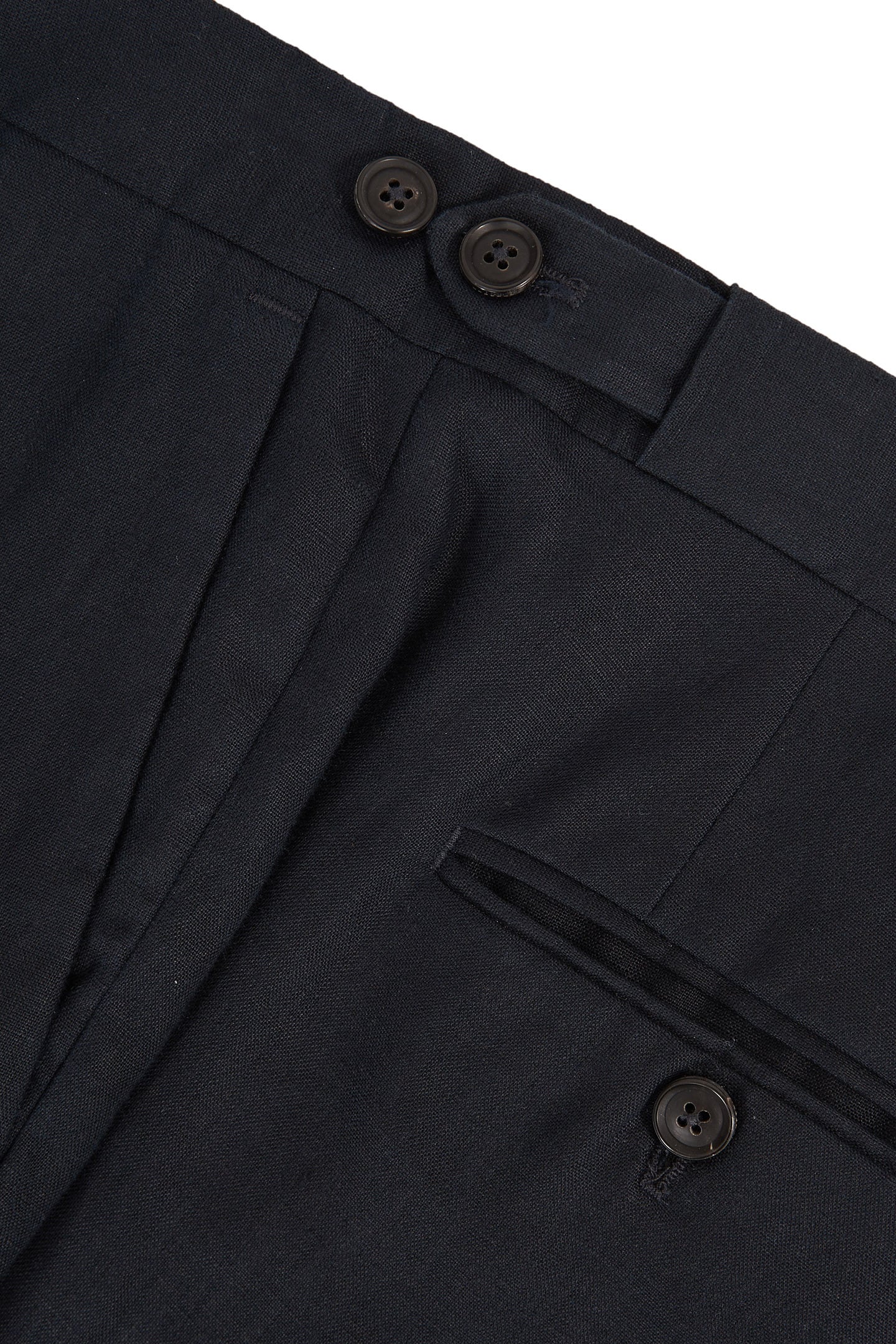 LINEN SLIM MIXER TROUSER NAVY 6